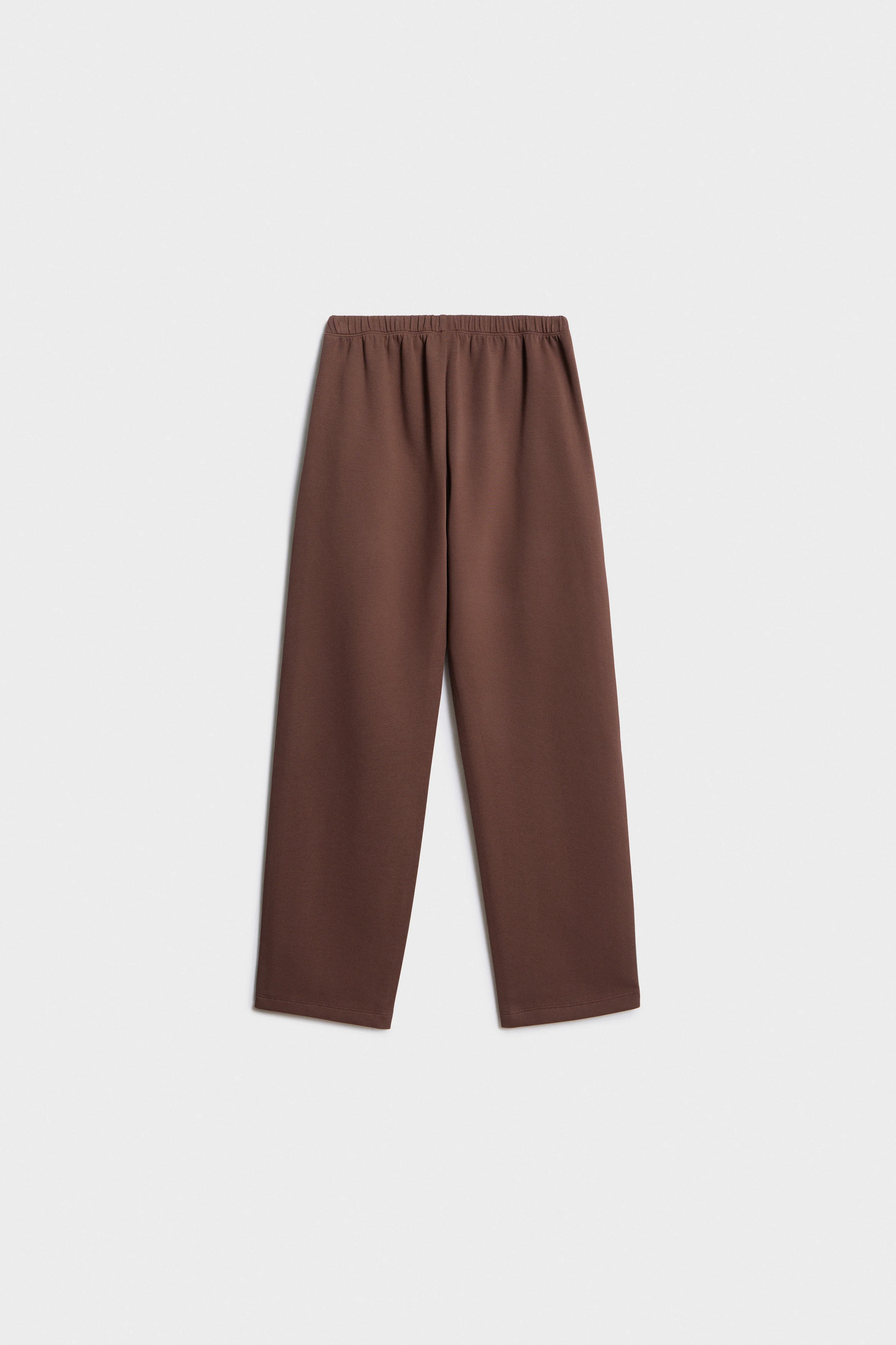 COLOR-BLOCK PIQUÉ TROUSERS - Image 6