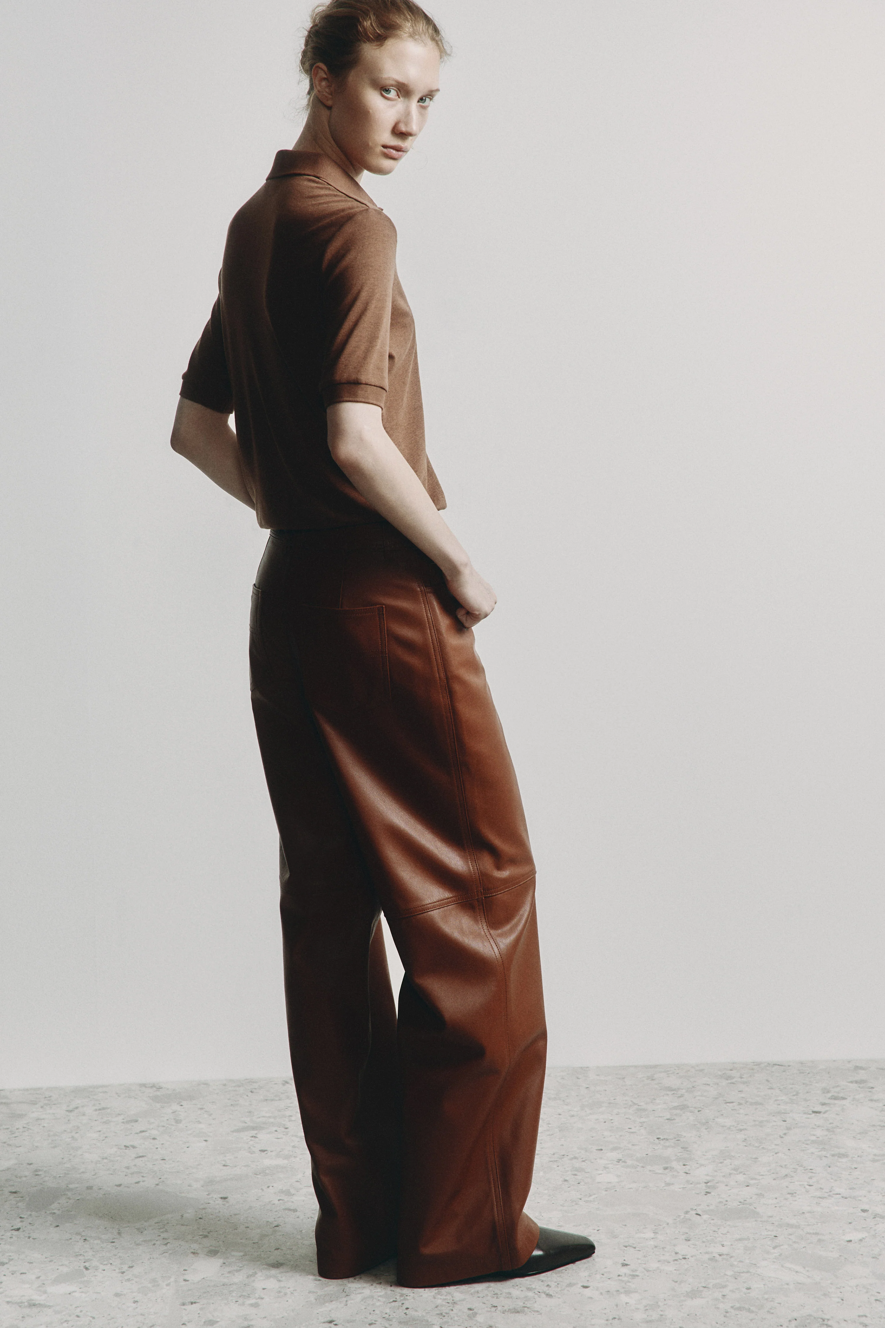 LYOCELL-WOOL POLO T-SHIRT - Image 5
