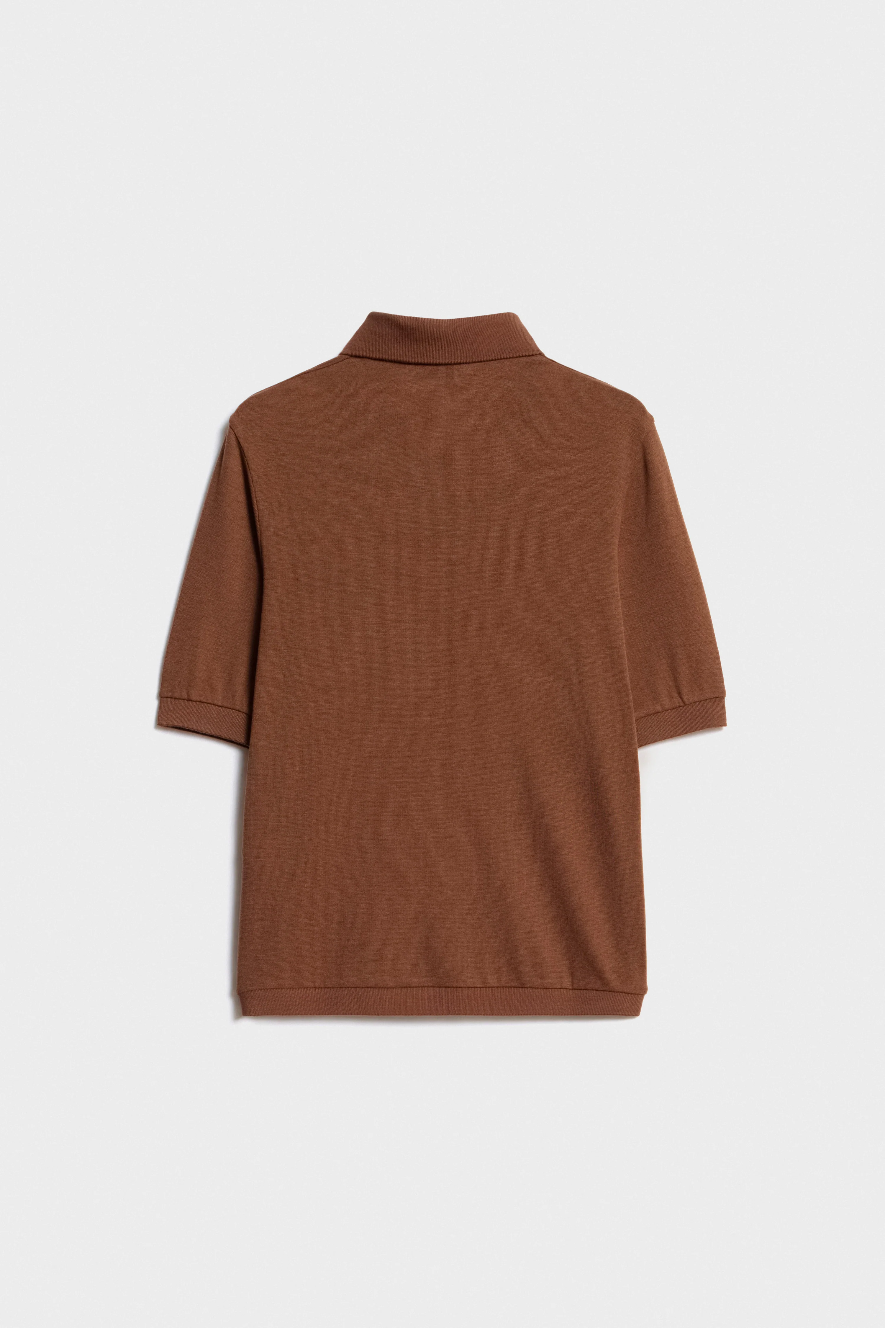 LYOCELL-WOOL POLO T-SHIRT - Image 7