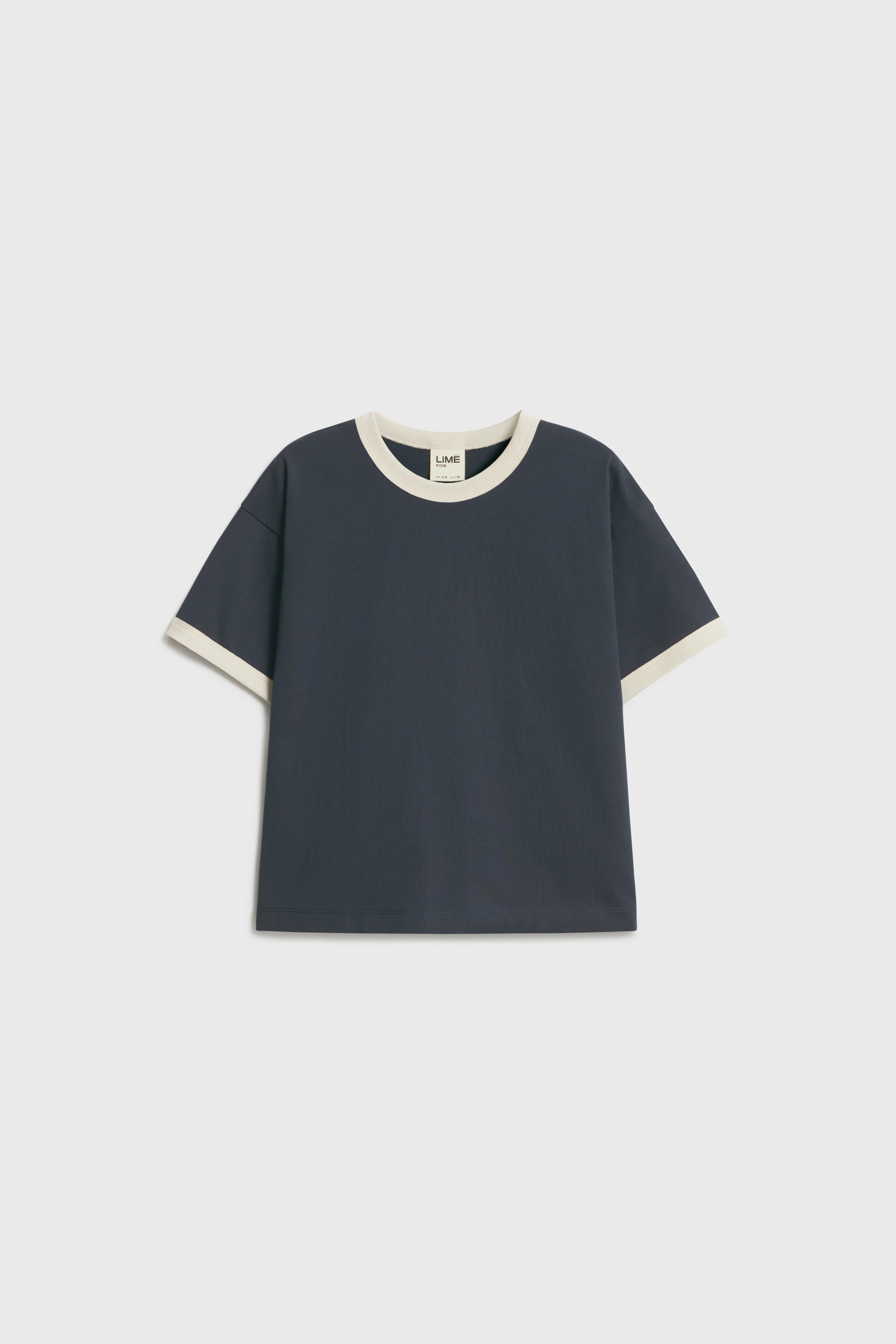 CONTRAST COTTON T-SHIRT - Image 3