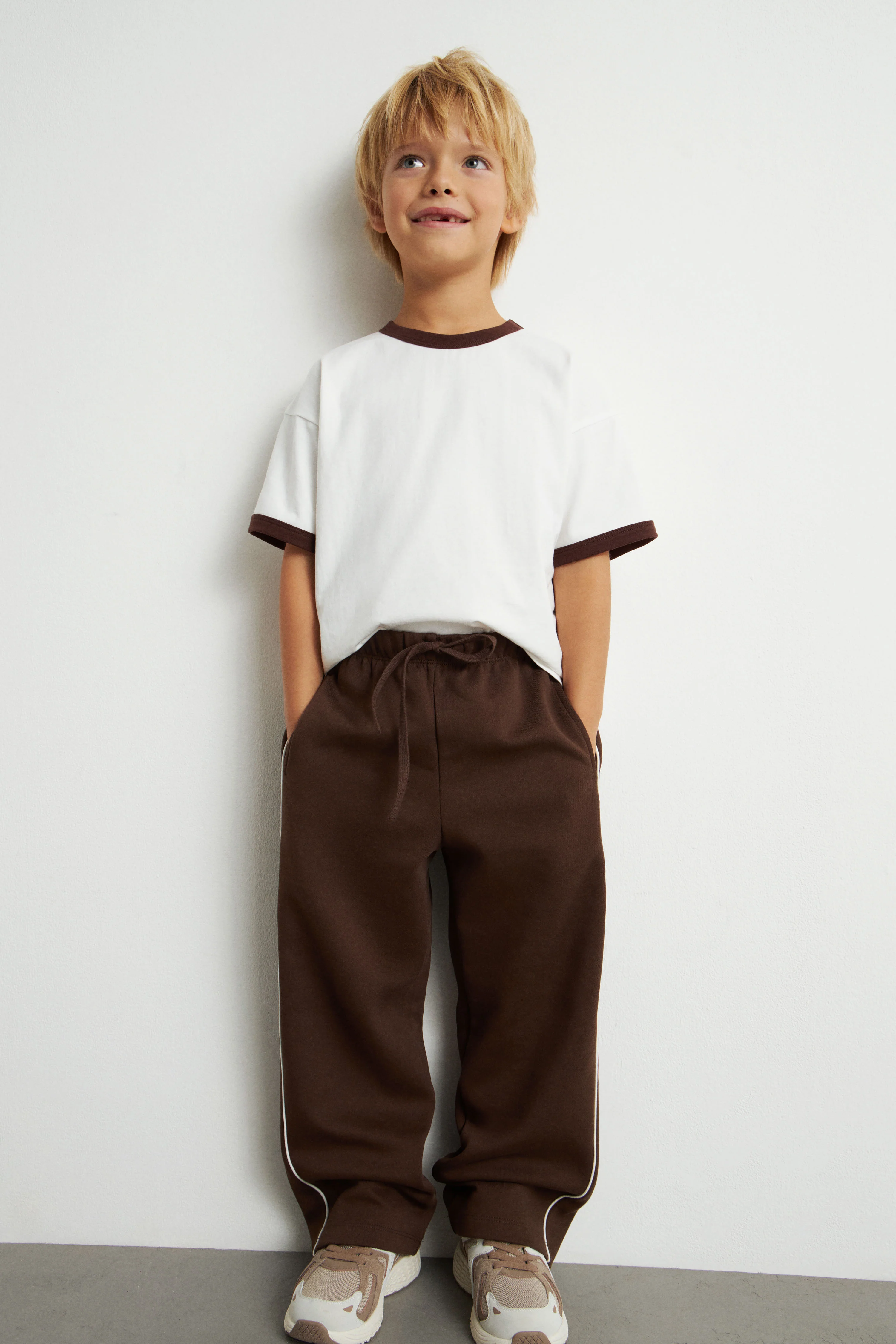 CONTRAST COTTON T-SHIRT - Image 3