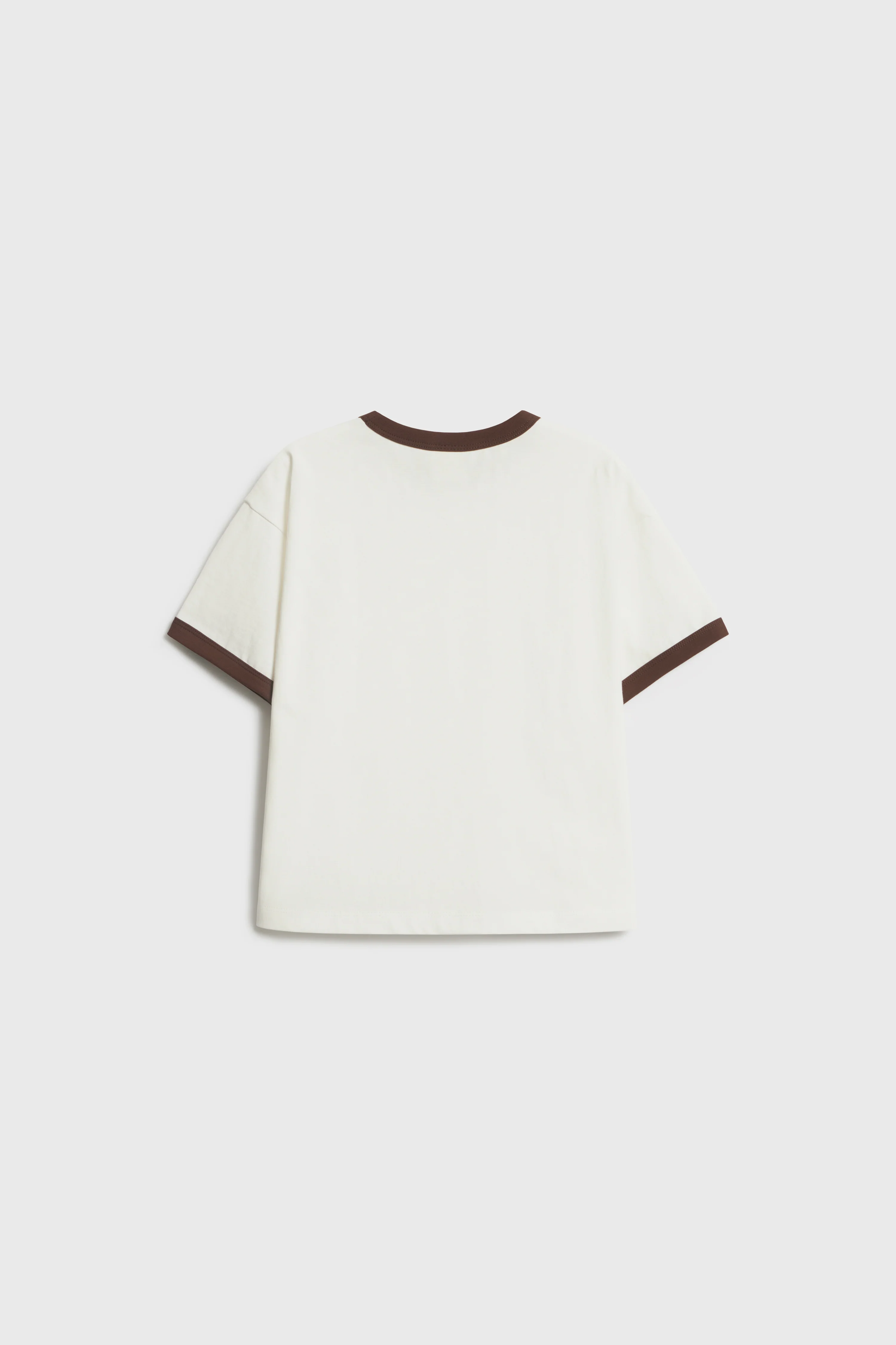 CONTRAST COTTON T-SHIRT - Image 5