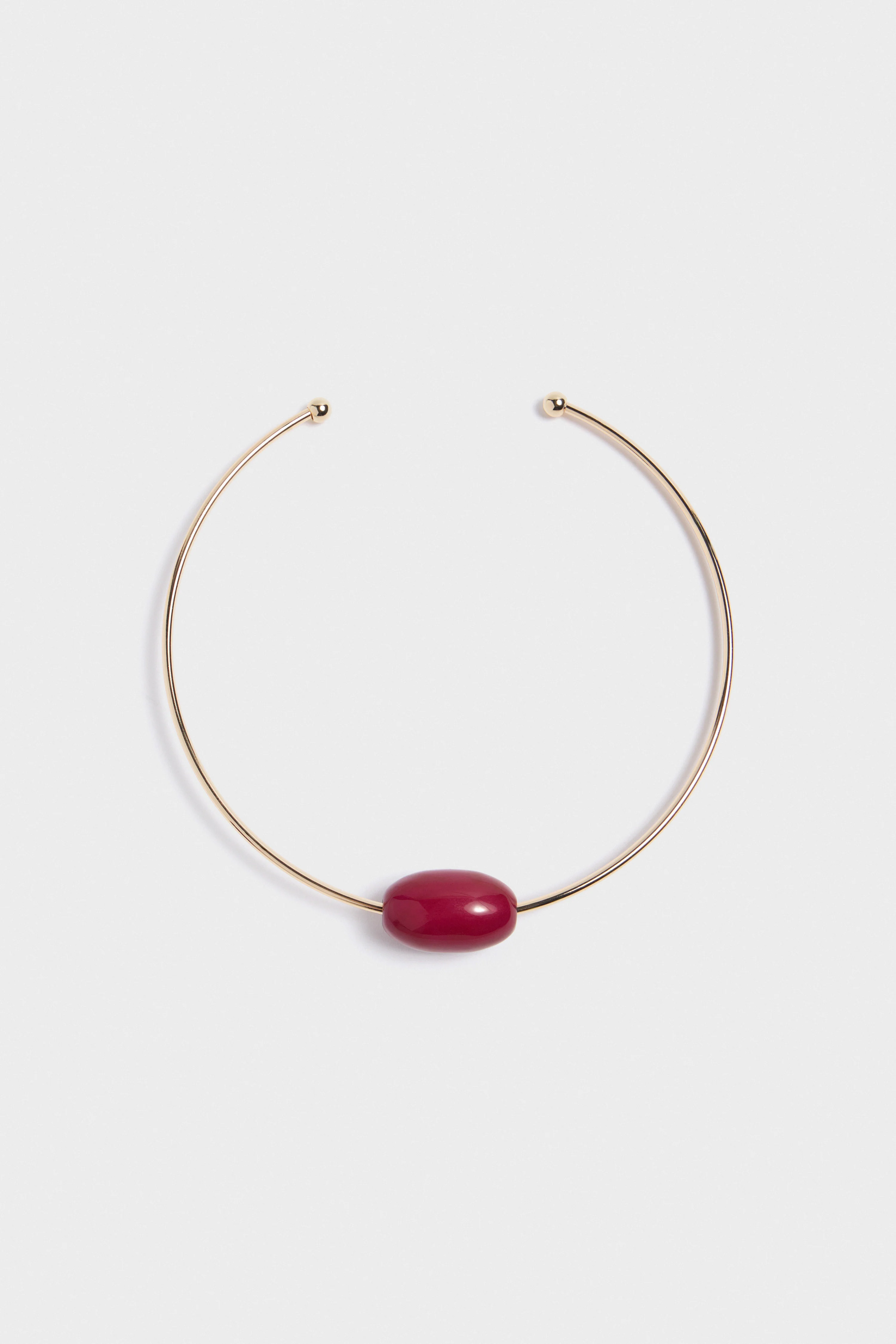 CONTRAST DETAIL CHOKER NECKLACE - Image 3
