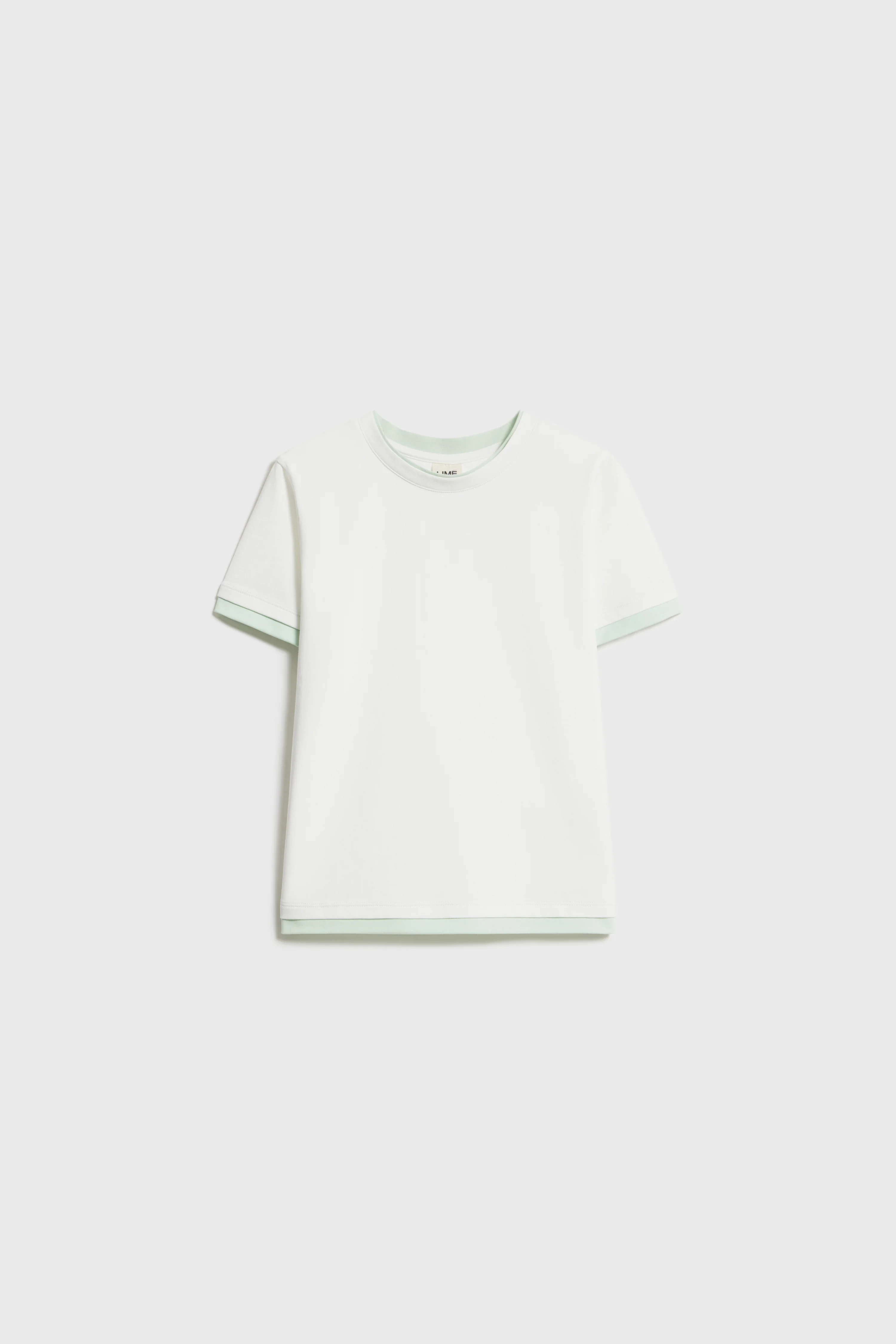 CONTRAST INTERLOCK T-SHIRT - Image 4