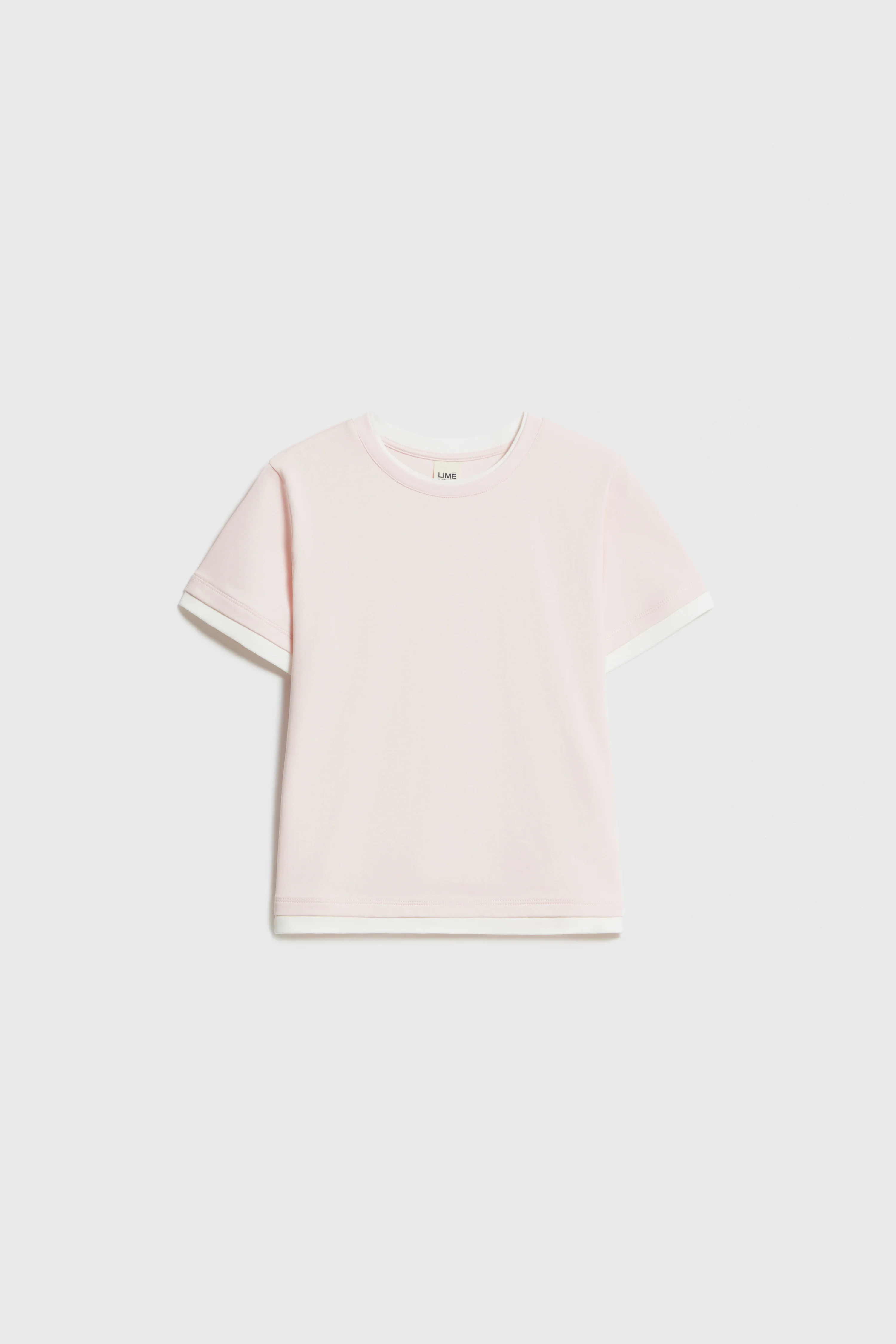 CONTRAST INTERLOCK T-SHIRT - Image 4