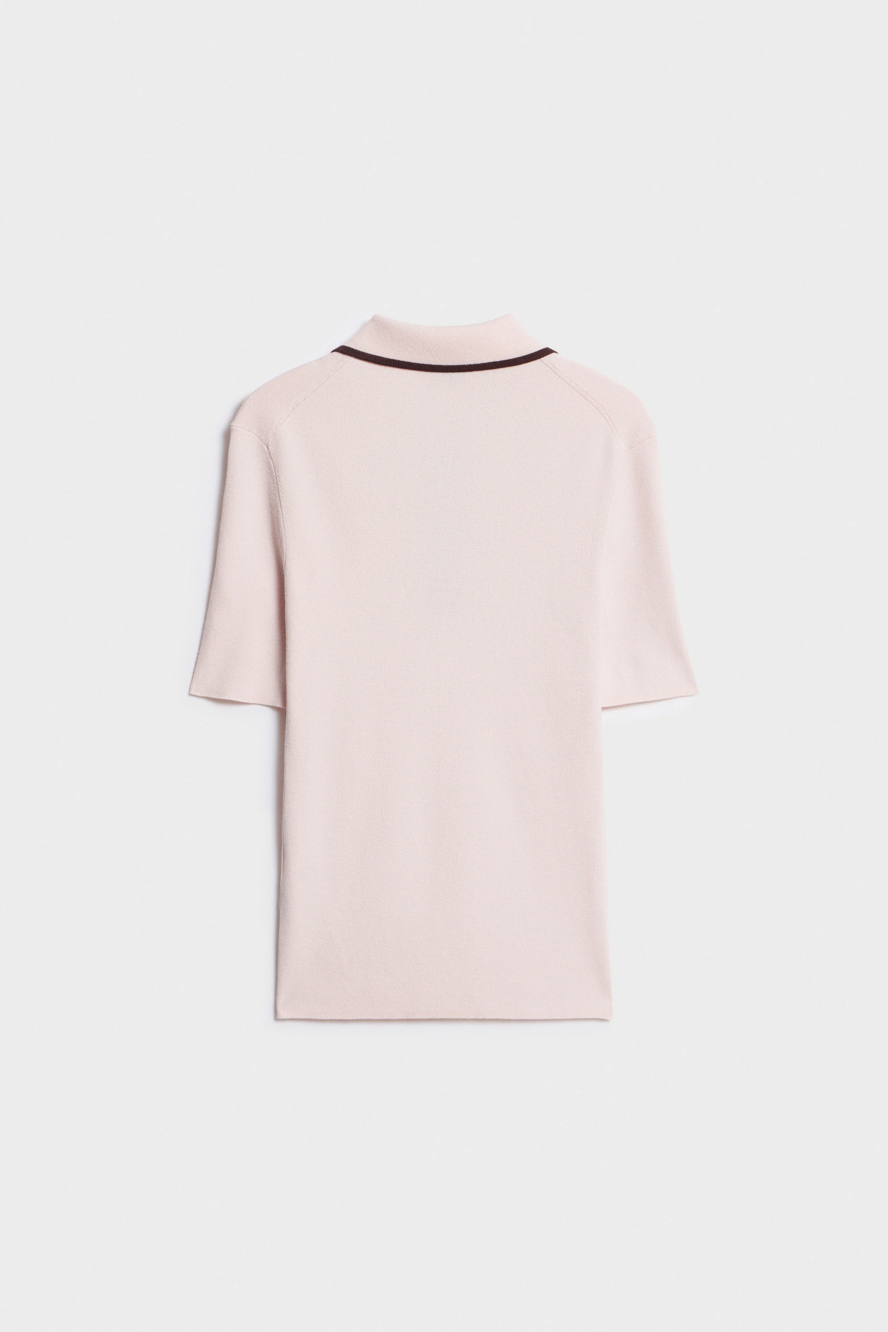CONTRAST KNIT POLO JUMPER - Image 6