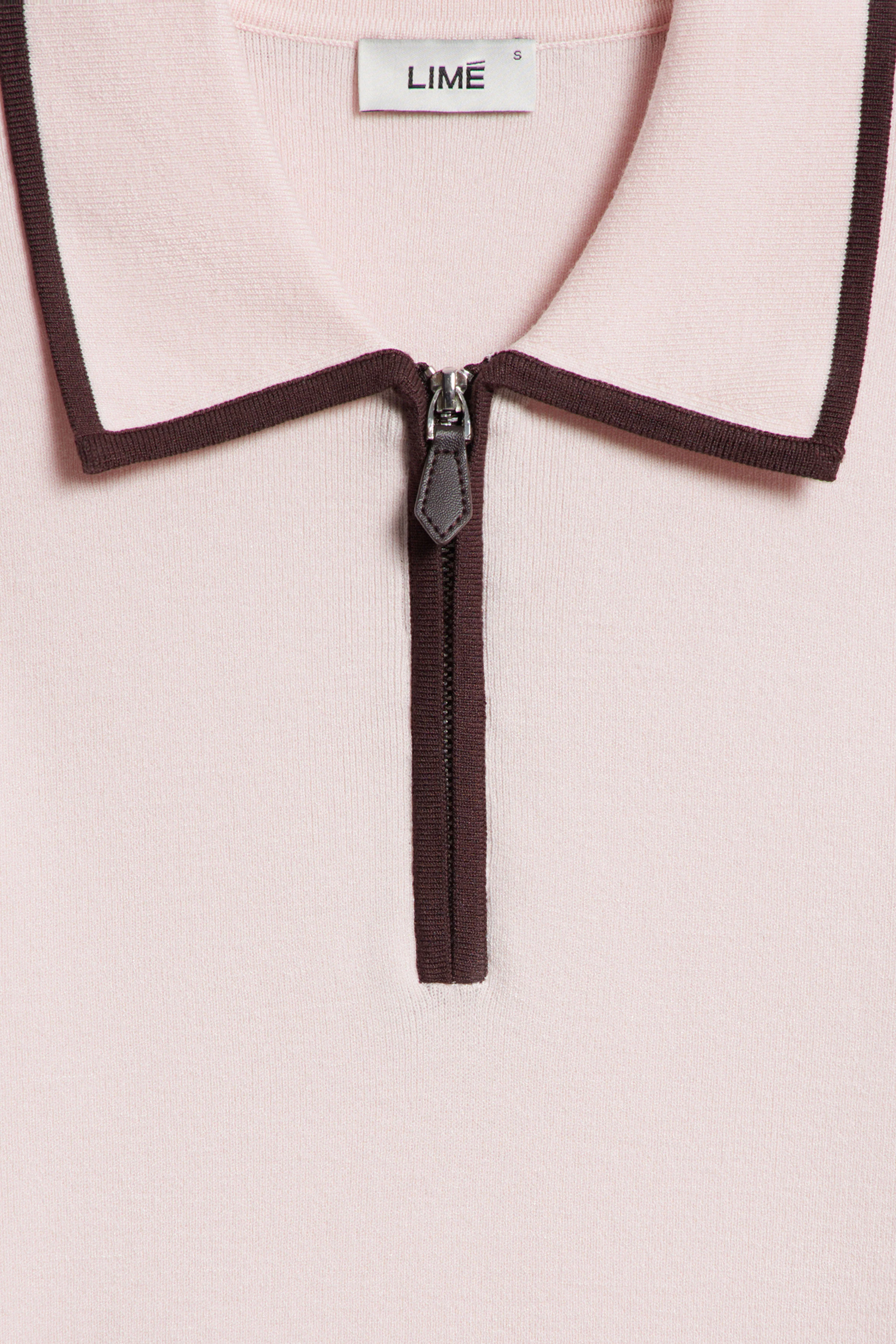 CONTRAST KNIT POLO JUMPER - Image 7