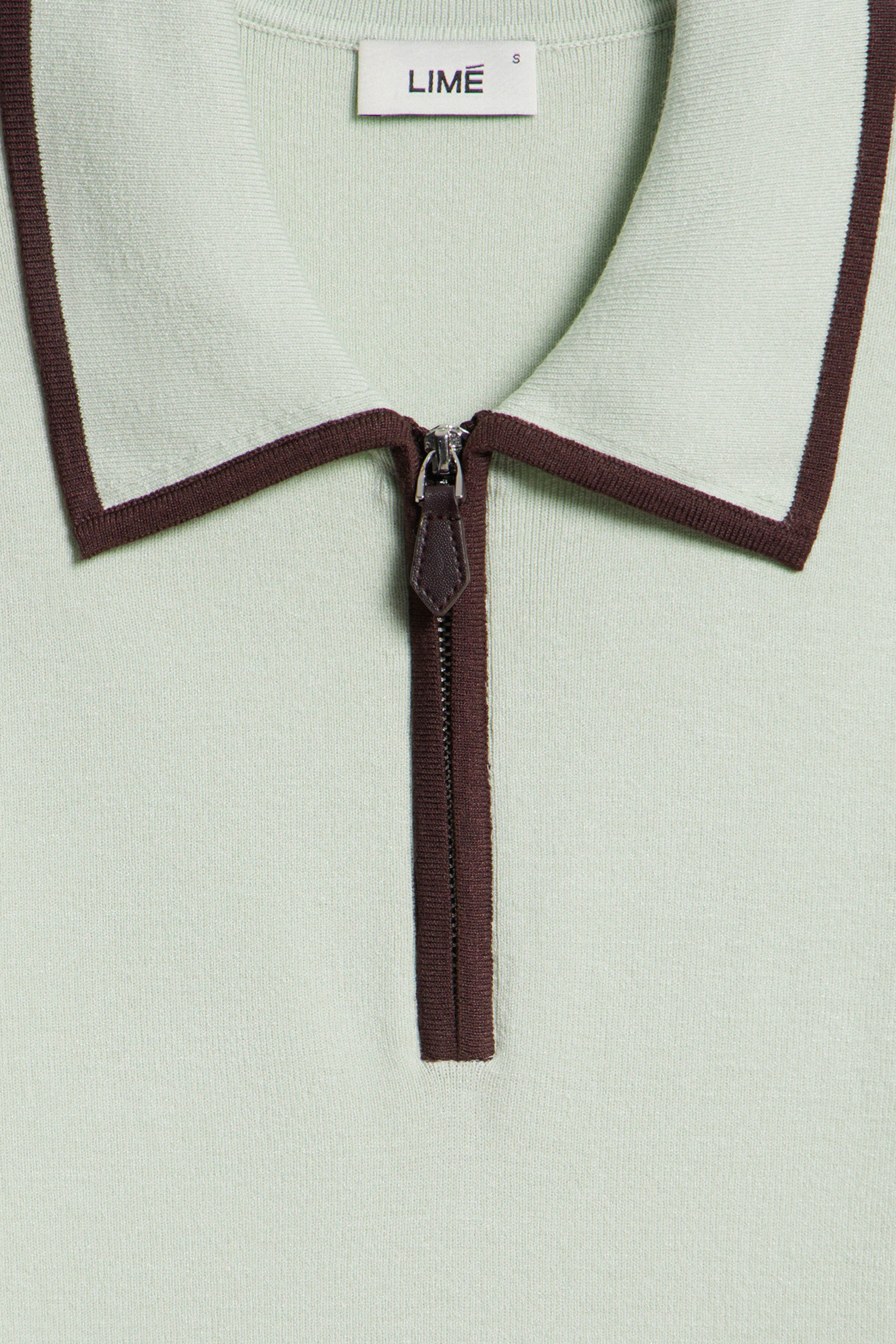 CONTRAST KNIT POLO JUMPER - Image 7