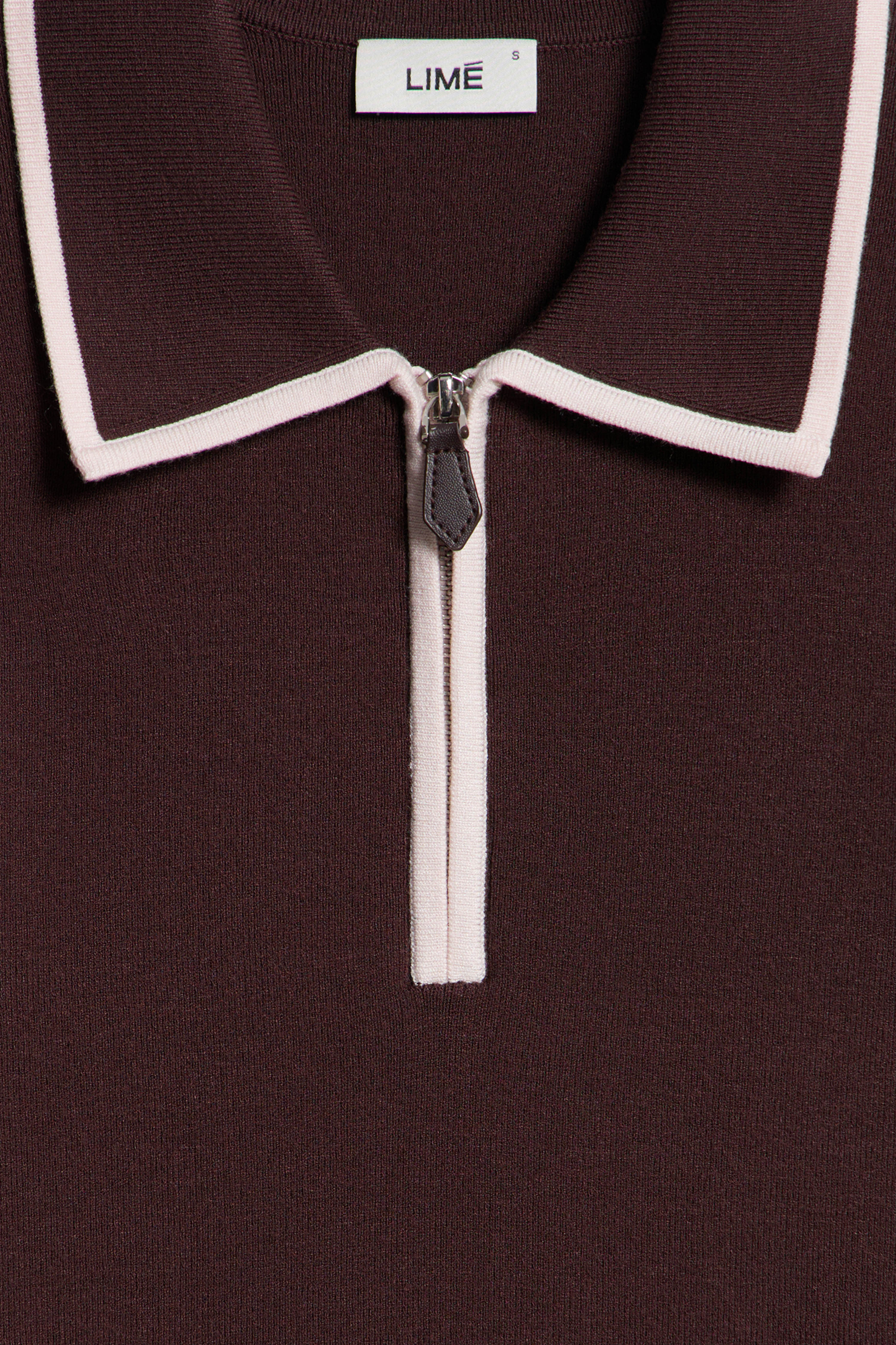 CONTRAST KNIT POLO JUMPER - Image 7