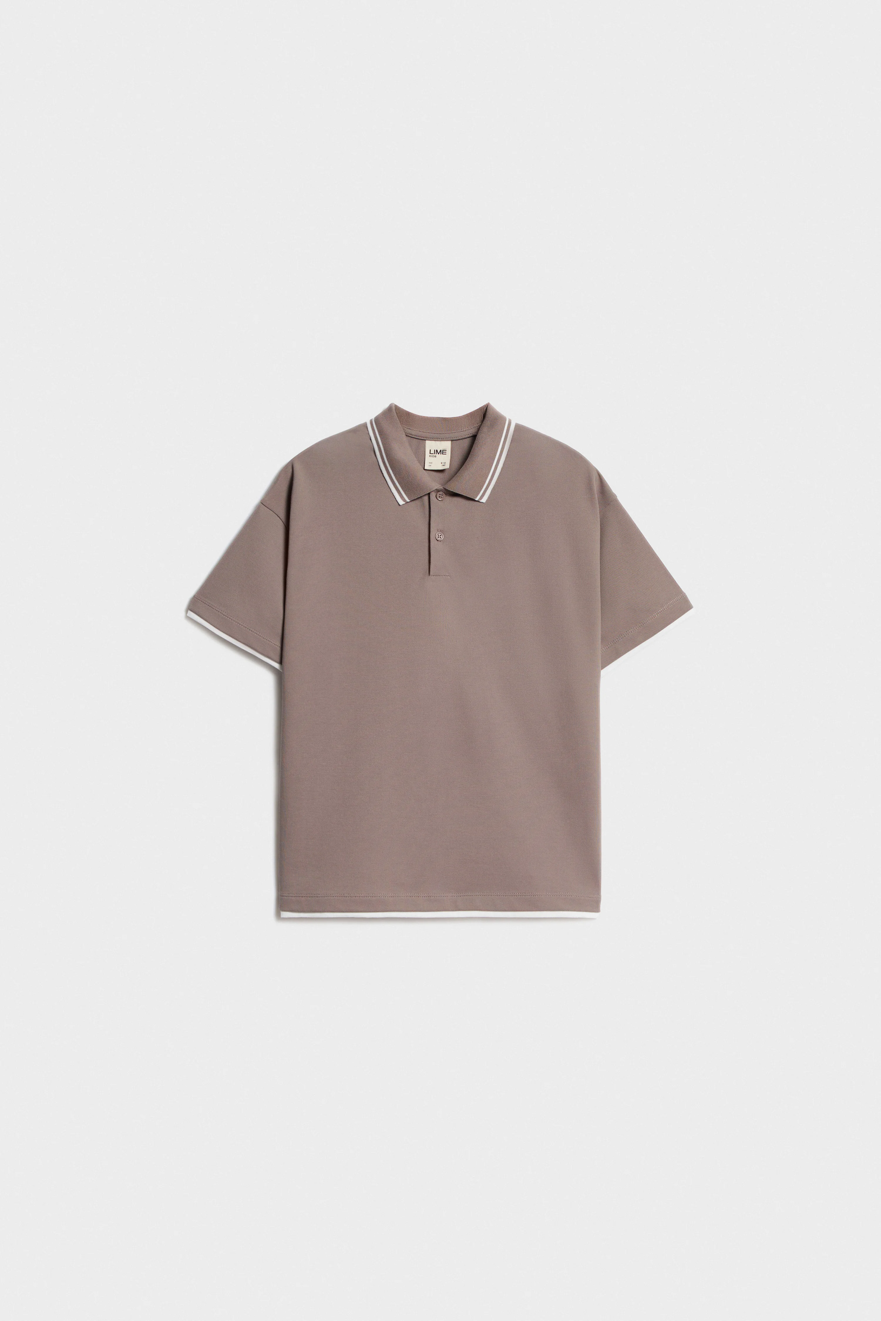 CONTRAST POLO T-SHIRT - Image 4