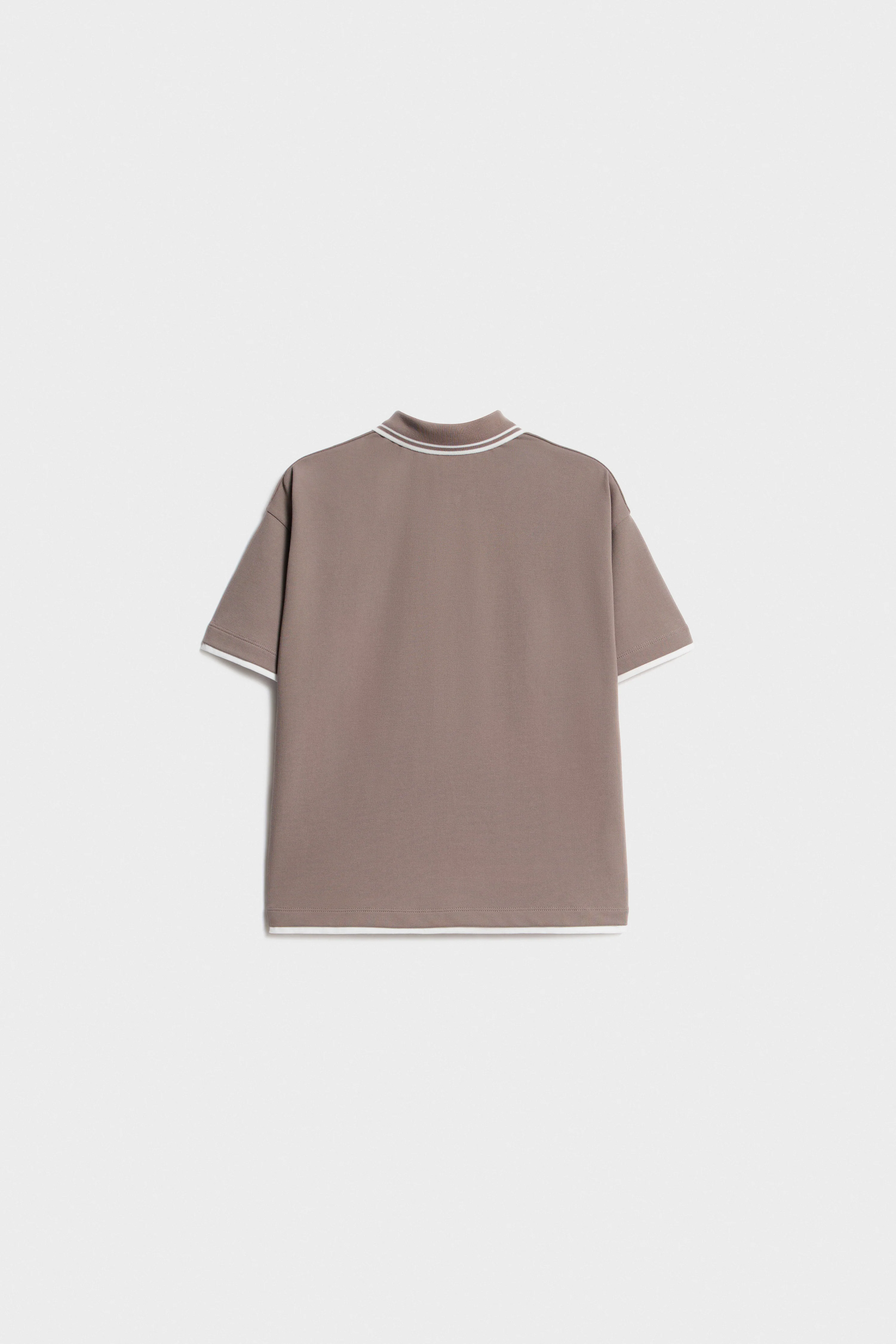 CONTRAST POLO T-SHIRT - Image 5