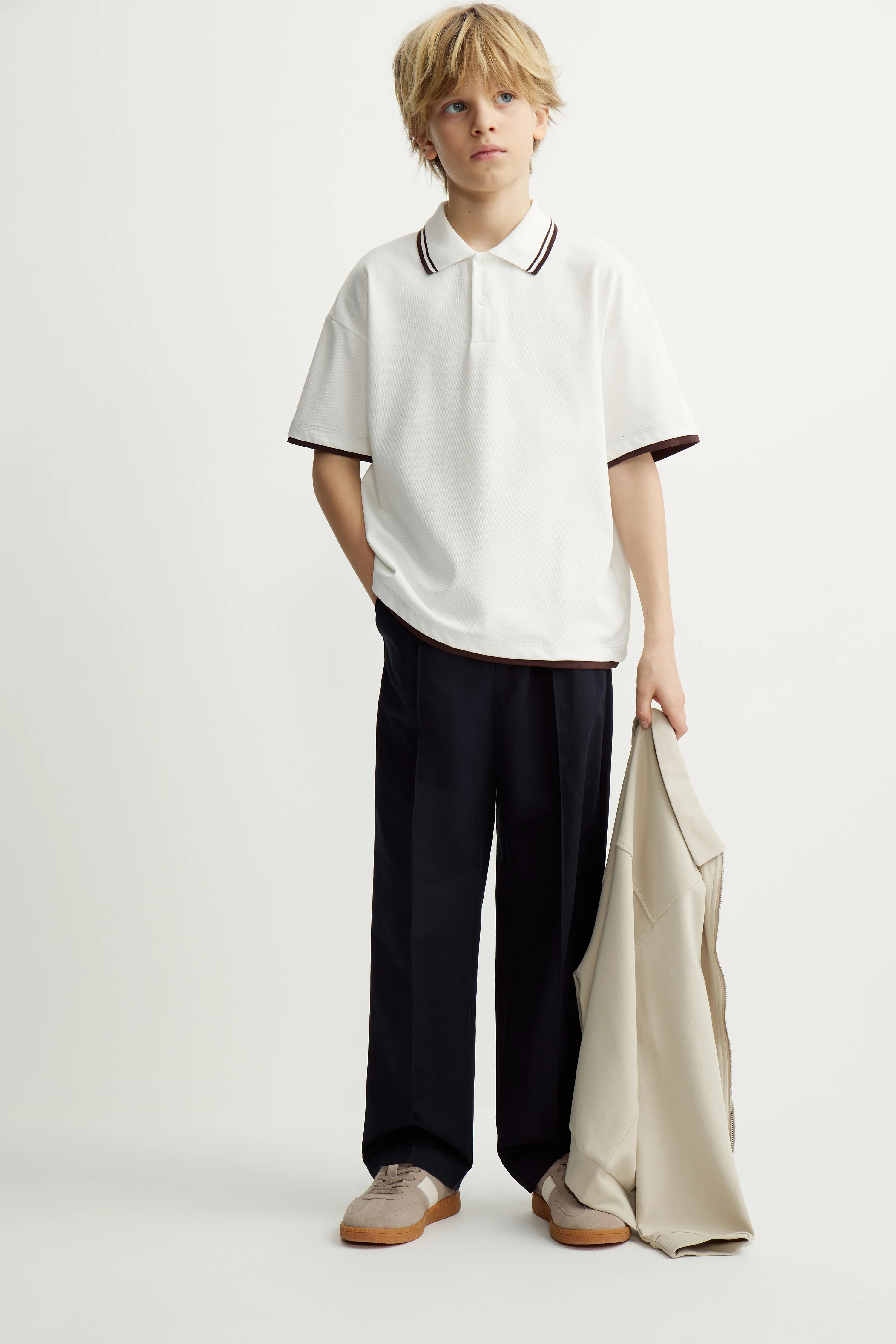 CONTRAST POLO T-SHIRT - Image 3