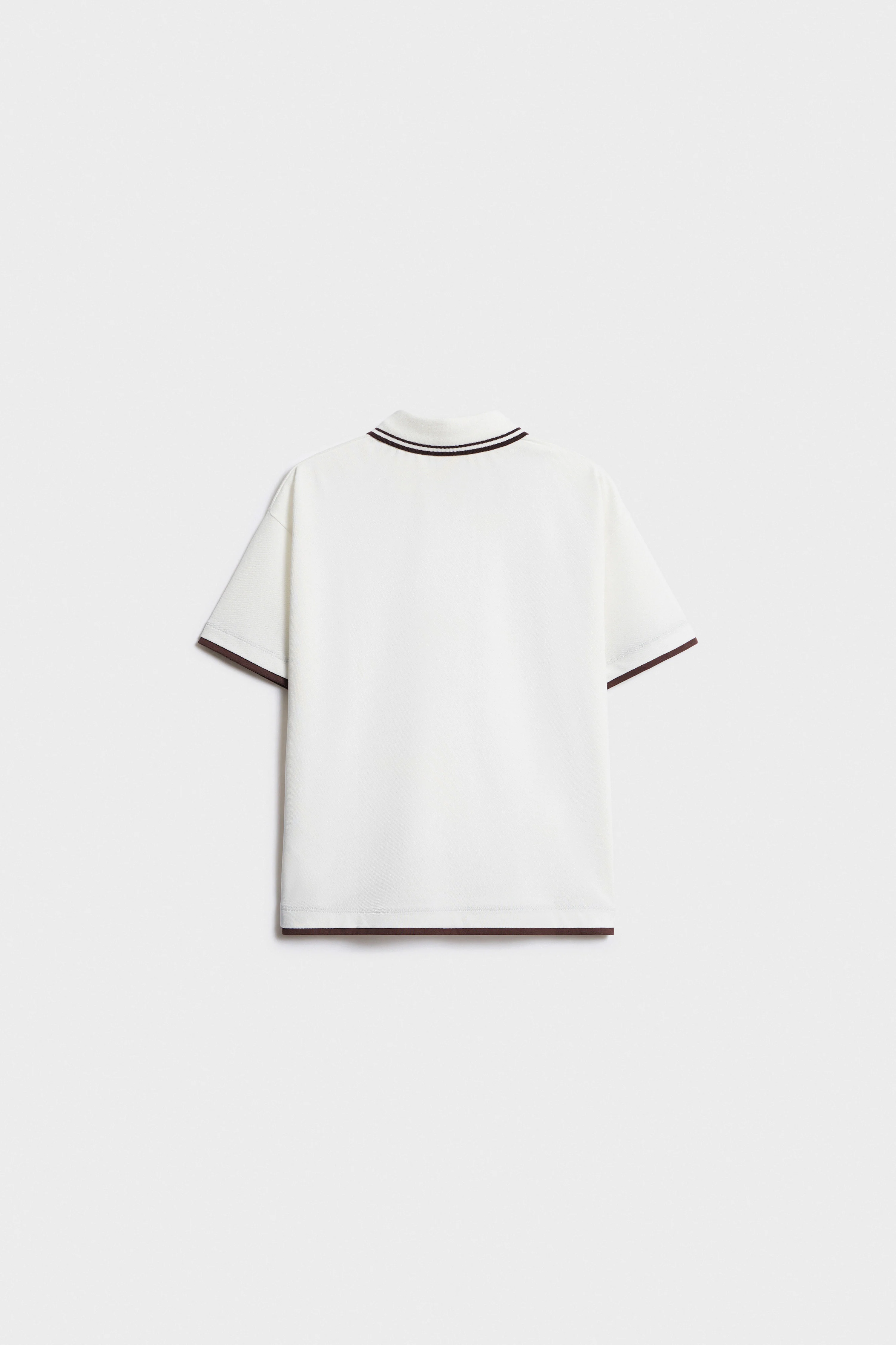 CONTRAST POLO T-SHIRT - Image 5