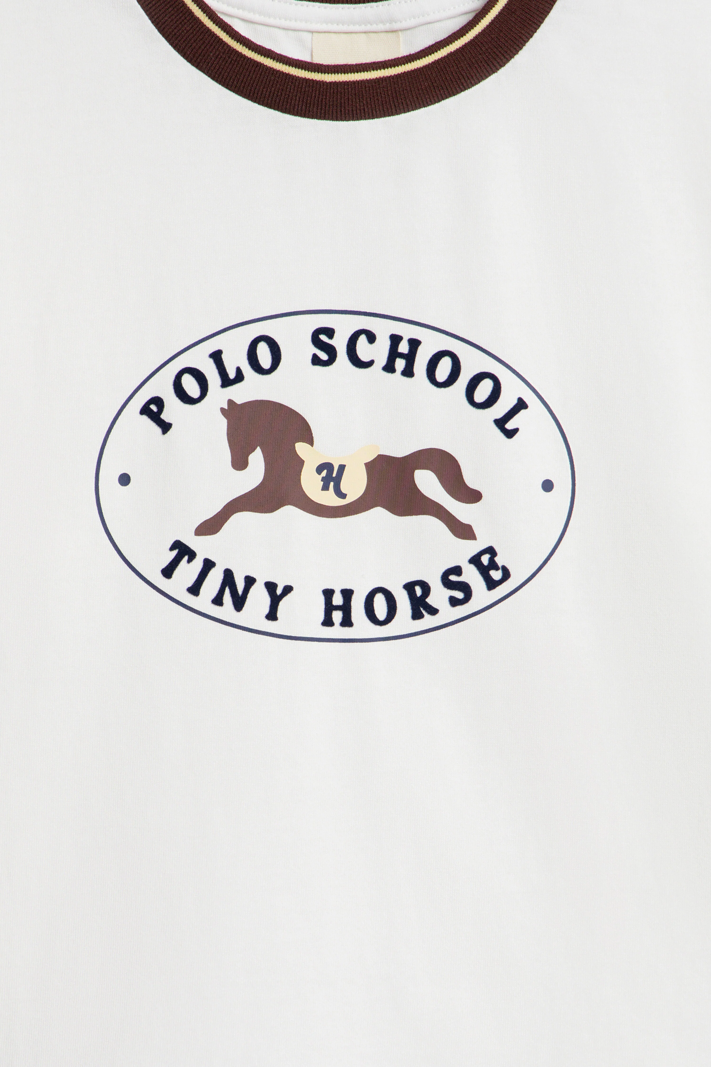 CONTRAST PRINT-MOTIF T-SHIRT - Image 6