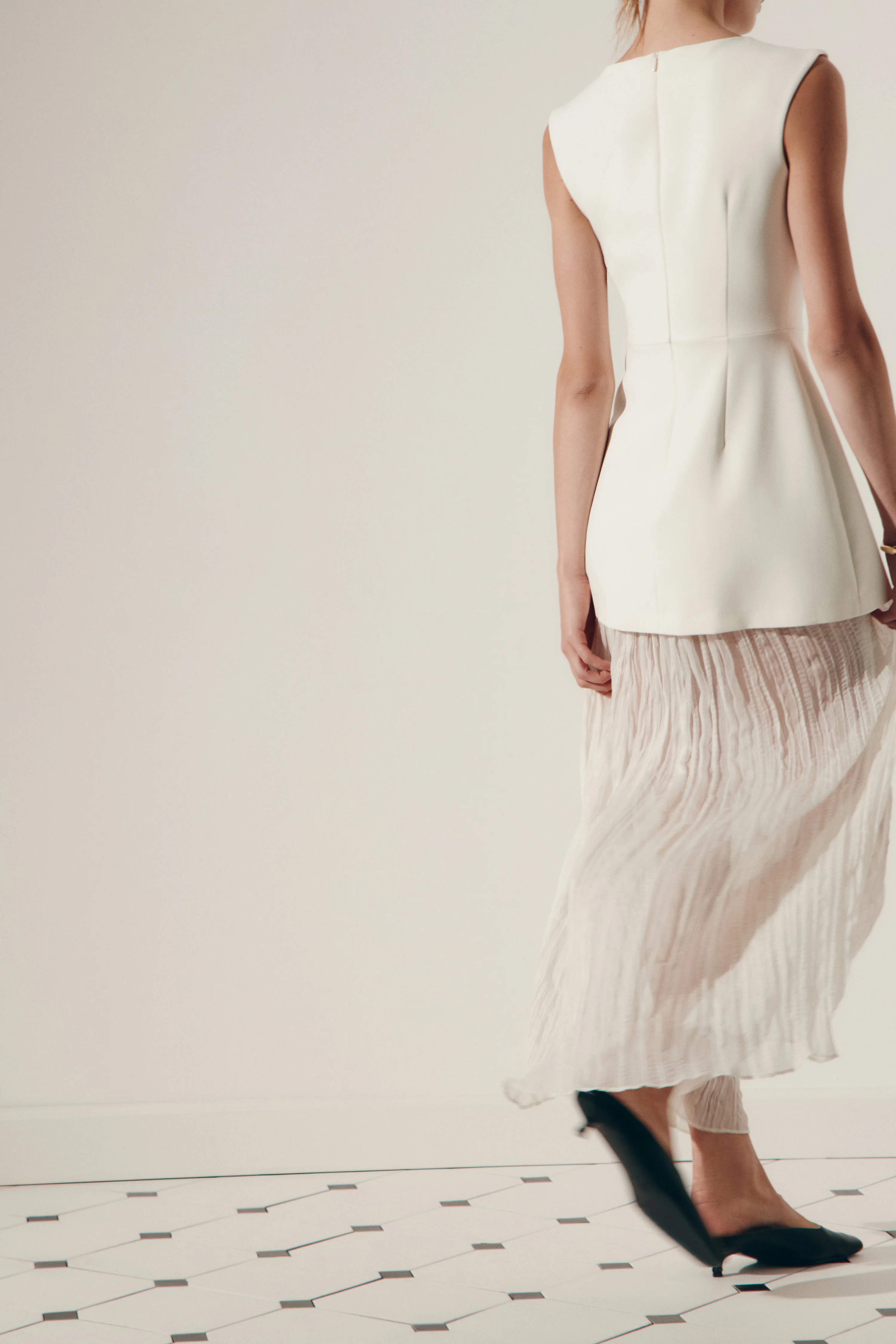CONTRASTING MAXI DRESS - Image 5