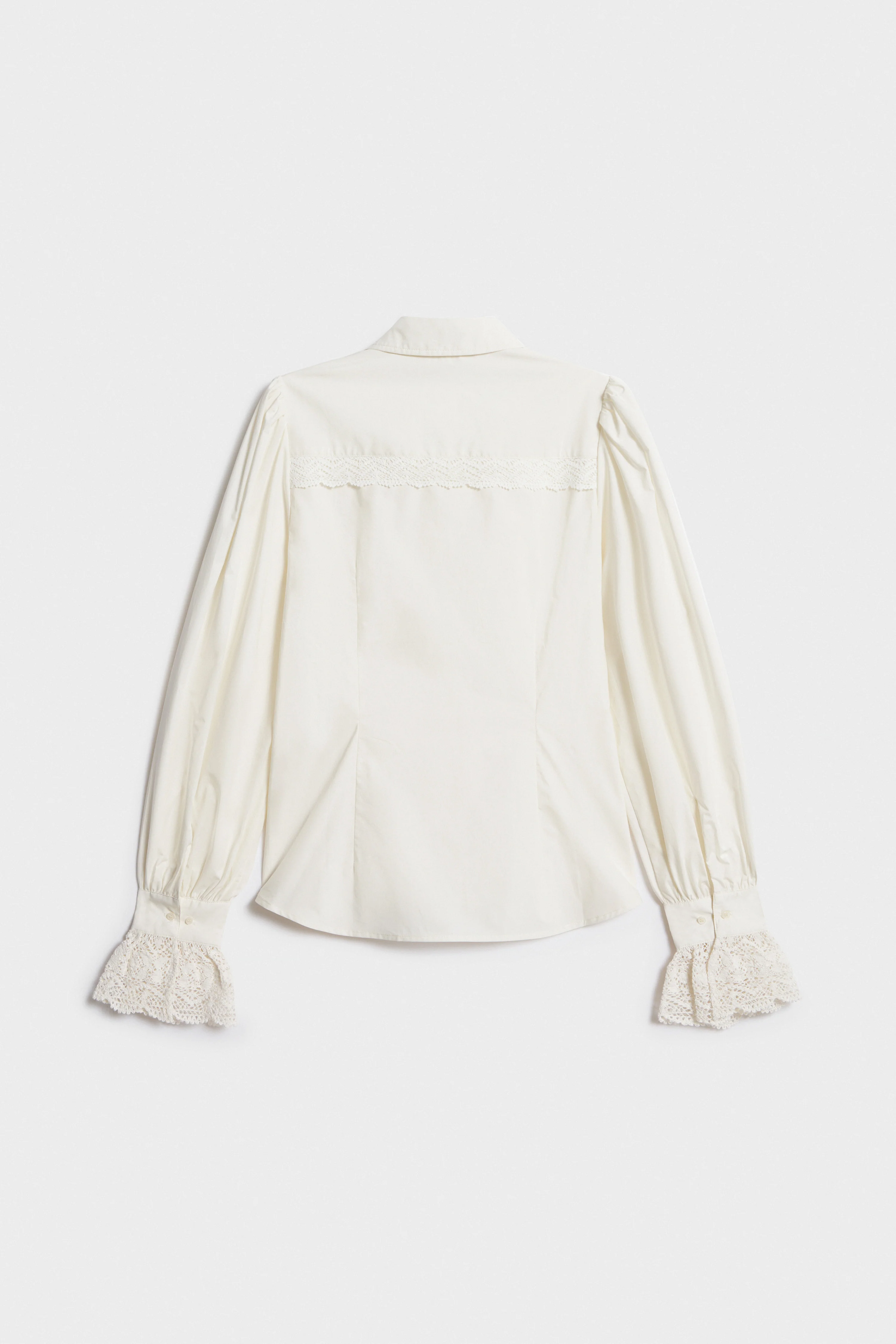 COTTON AND LACE SHIRT - Image 6