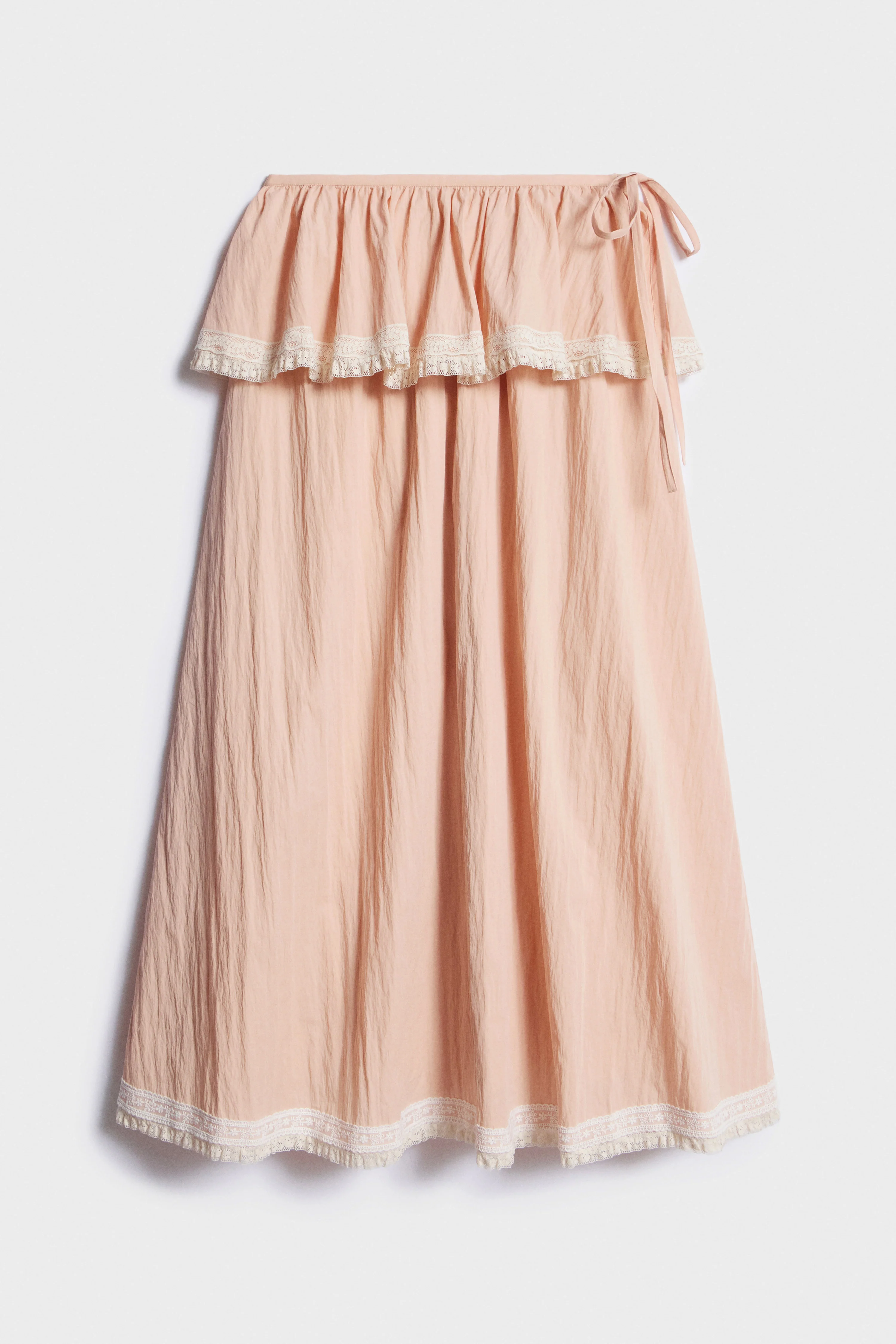 COTTON AND LACE SKIRT - Image 5