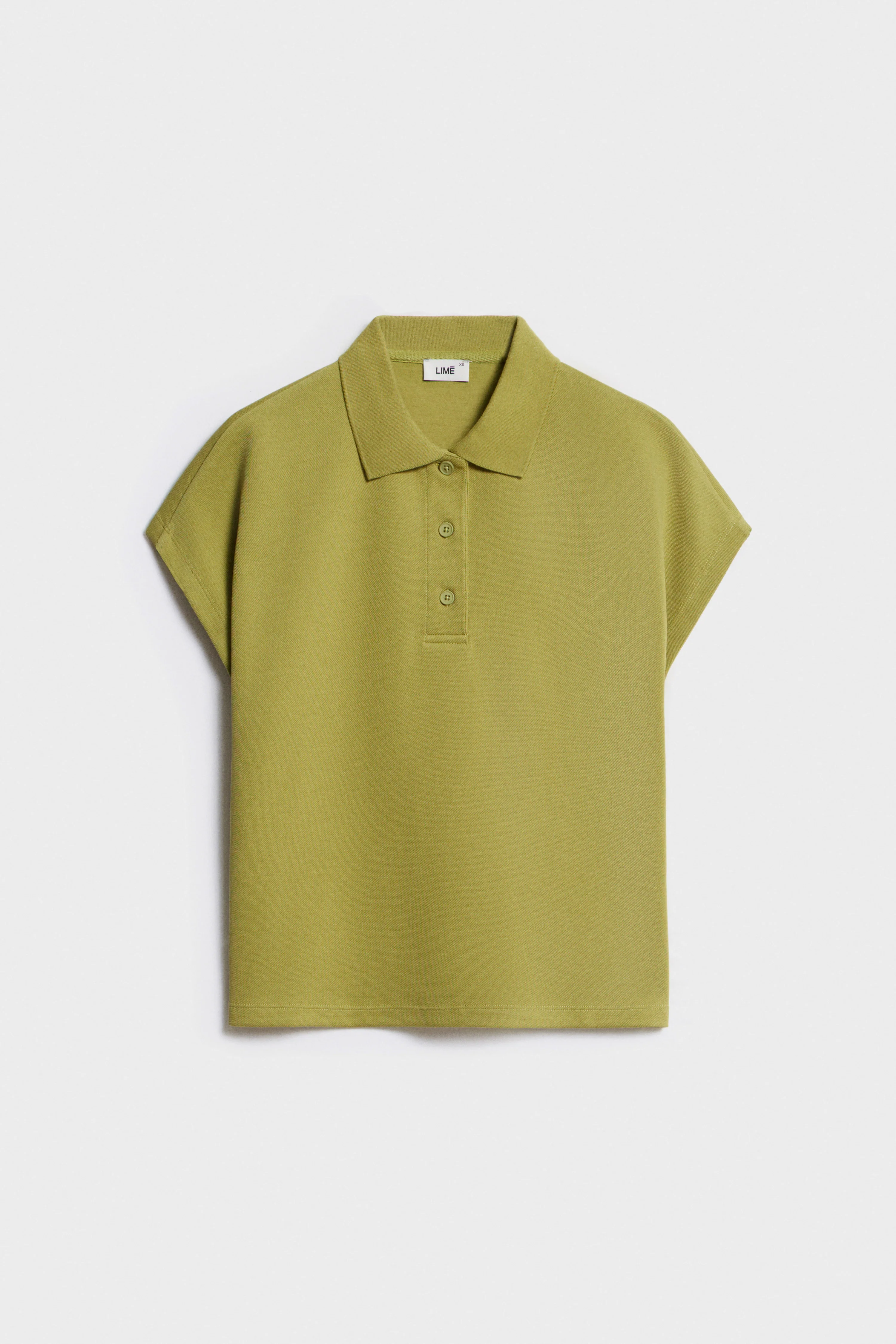 COTTON-BLEND POLO T-SHIRT - Image 4