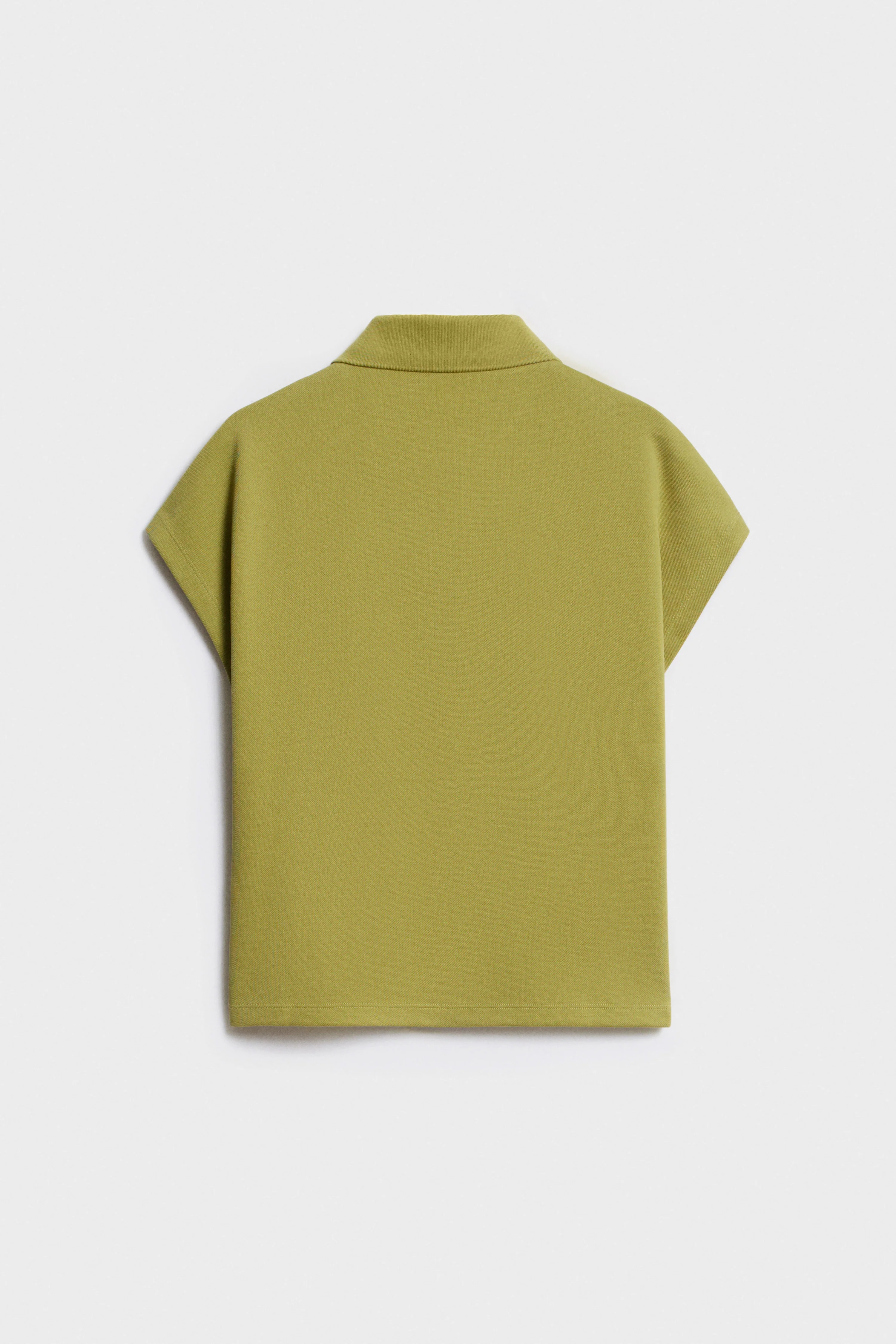 COTTON-BLEND POLO T-SHIRT - Image 5