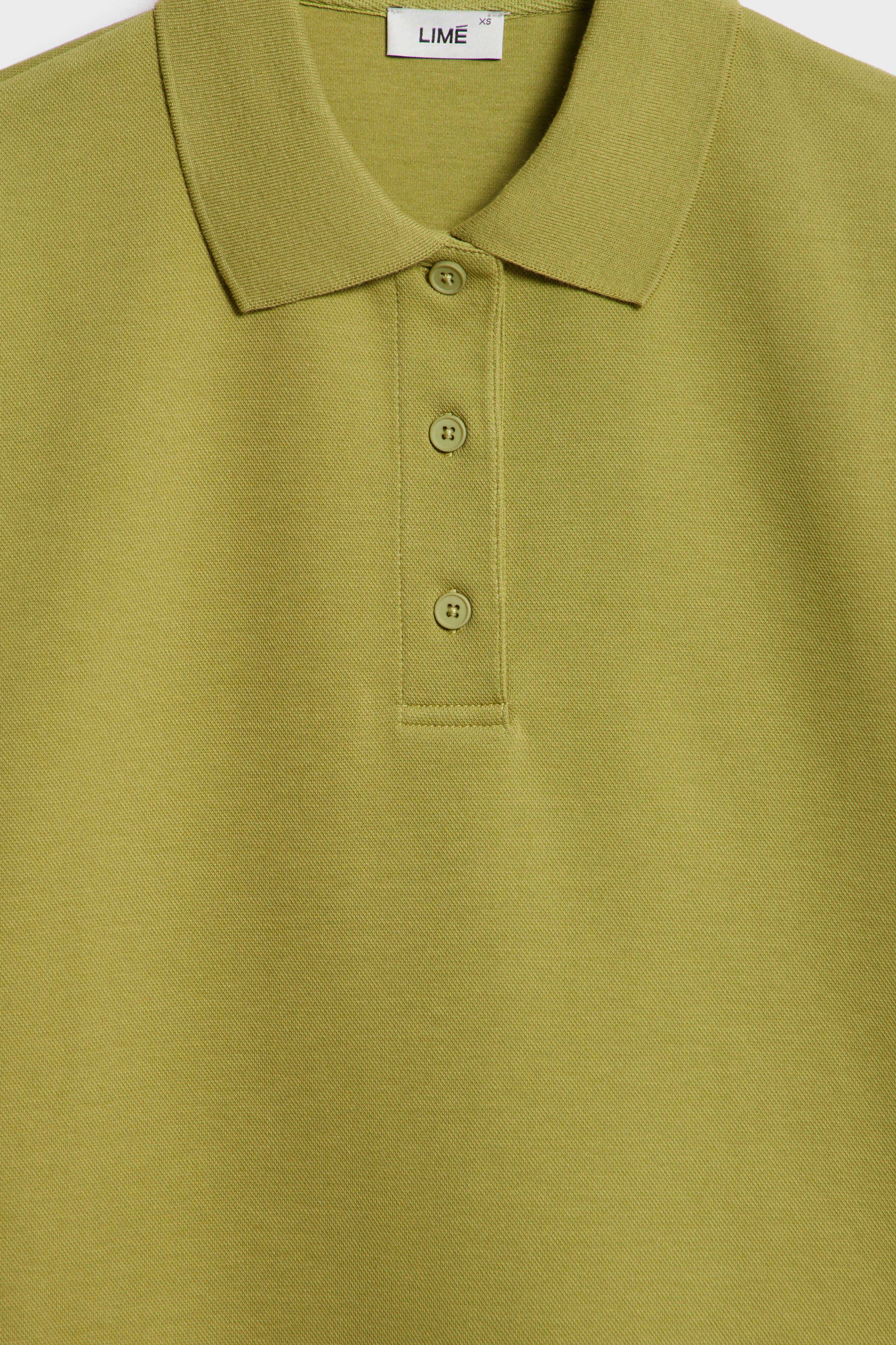 COTTON-BLEND POLO T-SHIRT - Image 6