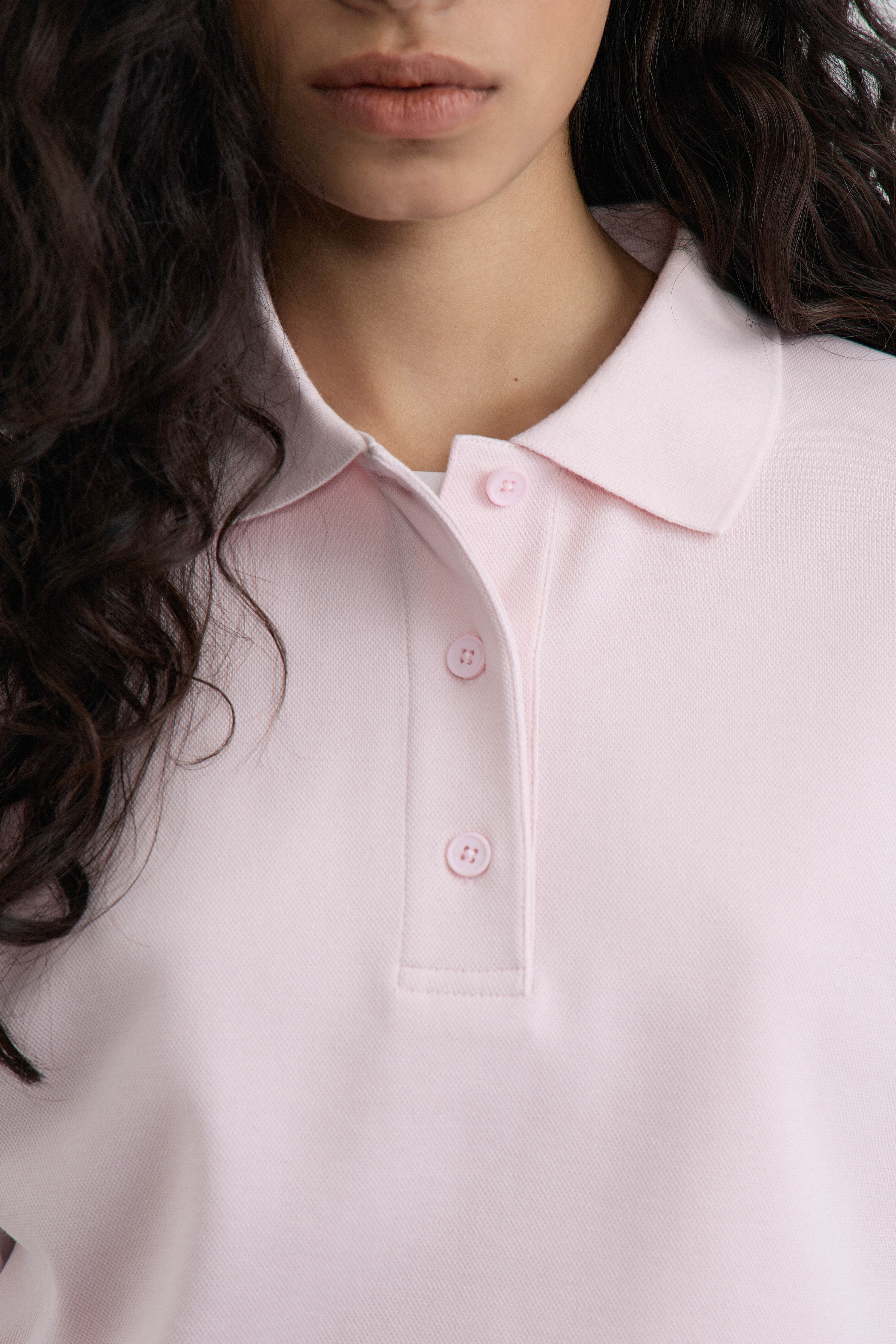 COTTON-BLEND POLO T-SHIRT - Image 3