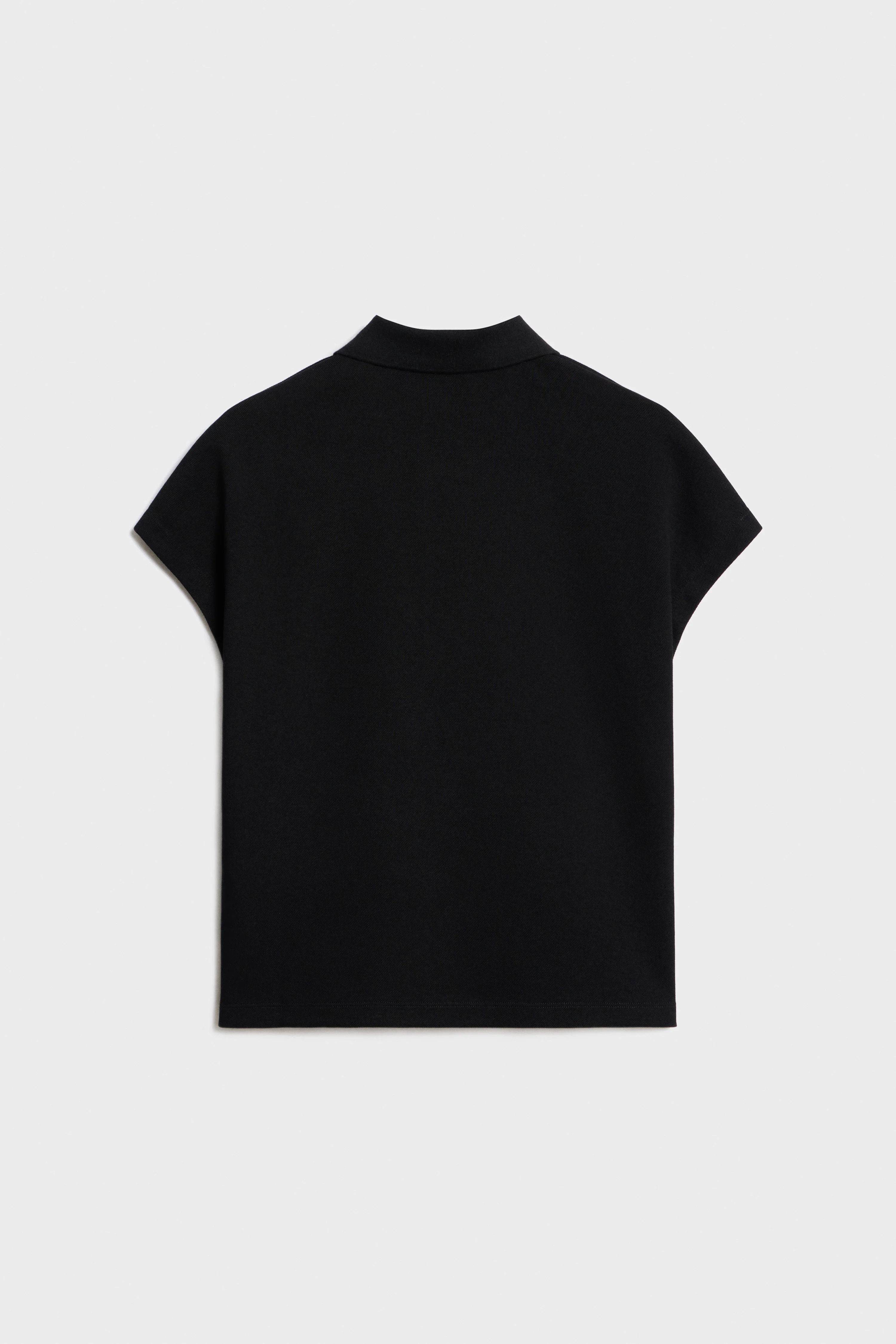 COTTON-BLEND POLO T-SHIRT - Image 4