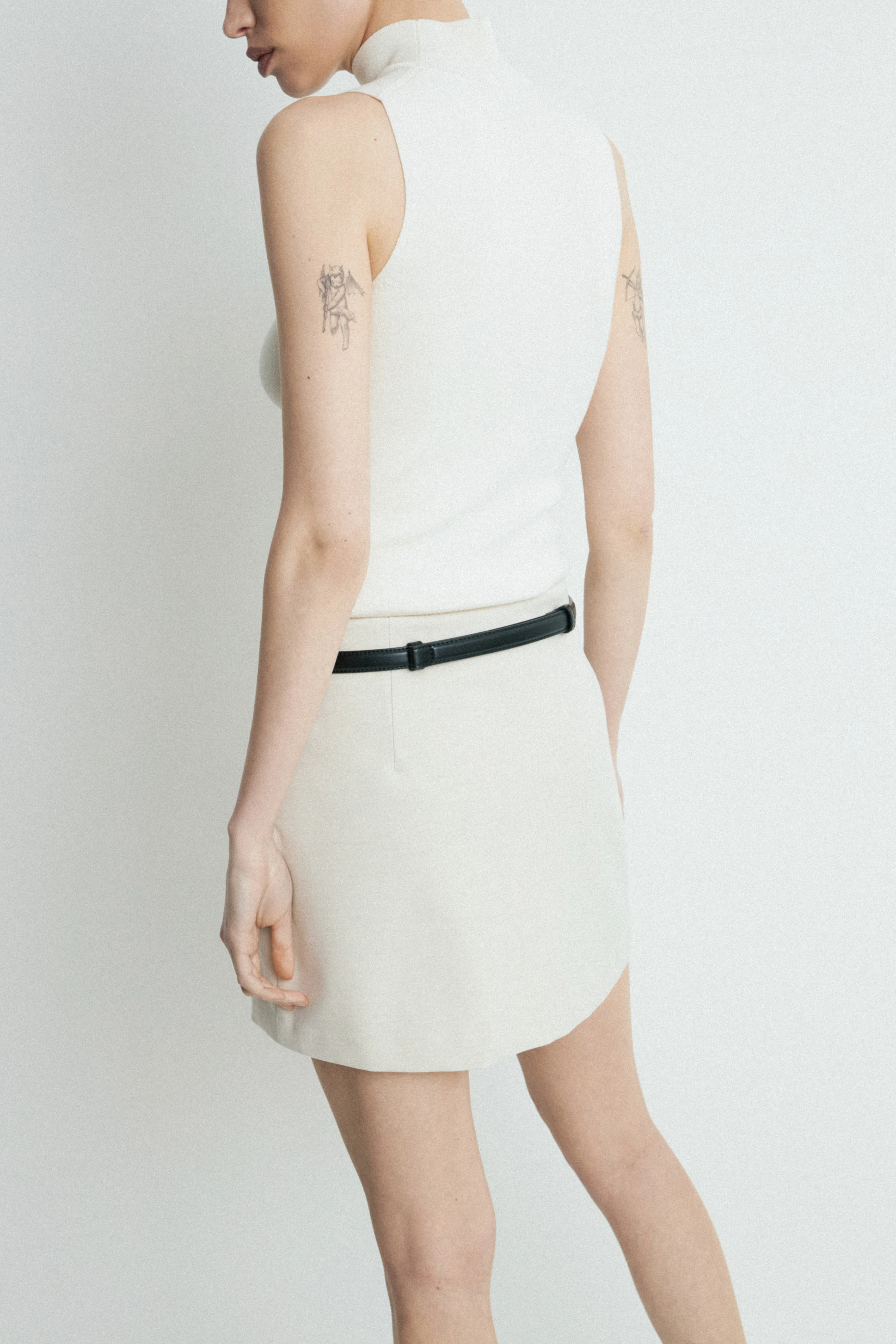 VISCOSE-BLEND SKORT - Image 3