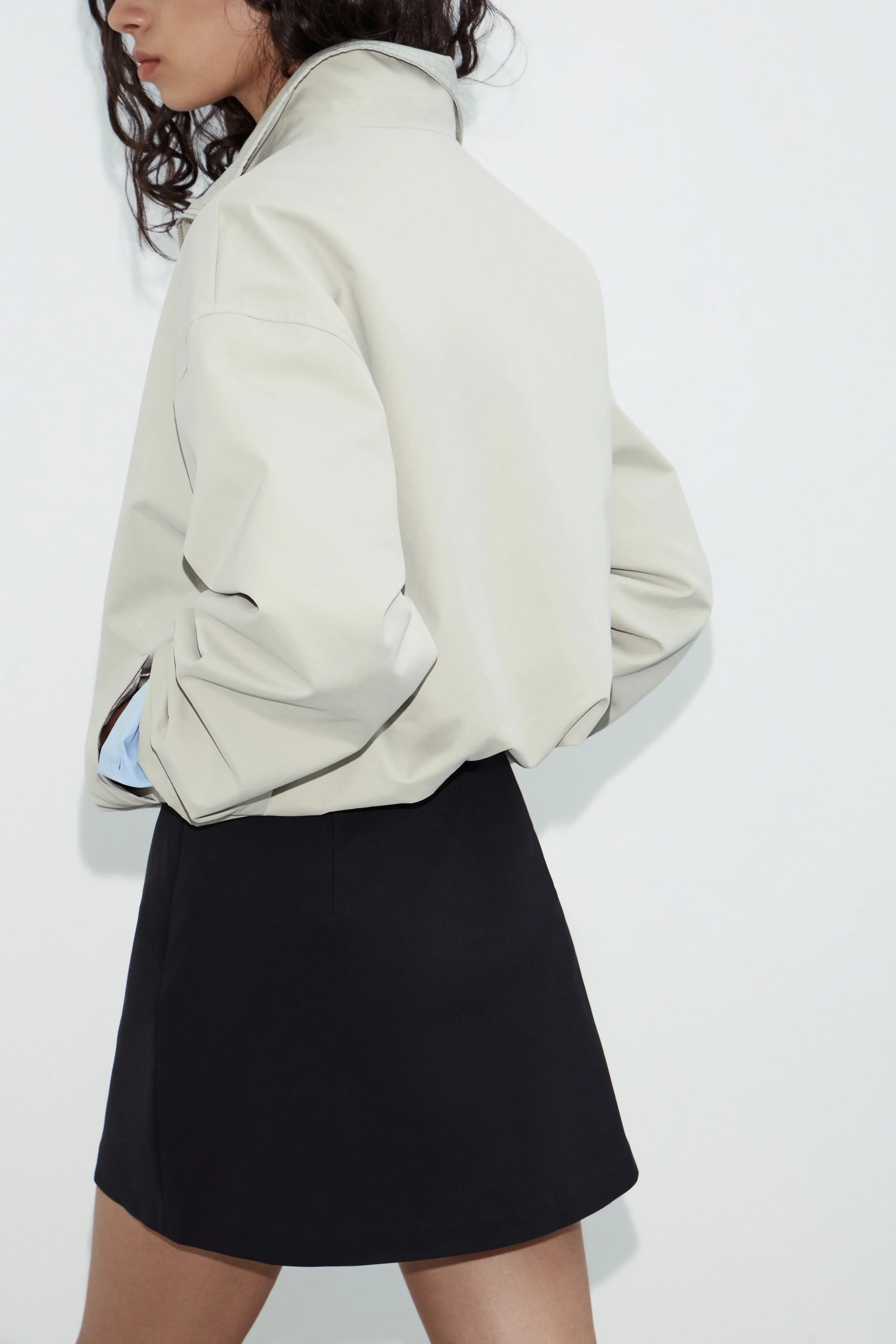 COTTON-BLEND SKORT - Image 3