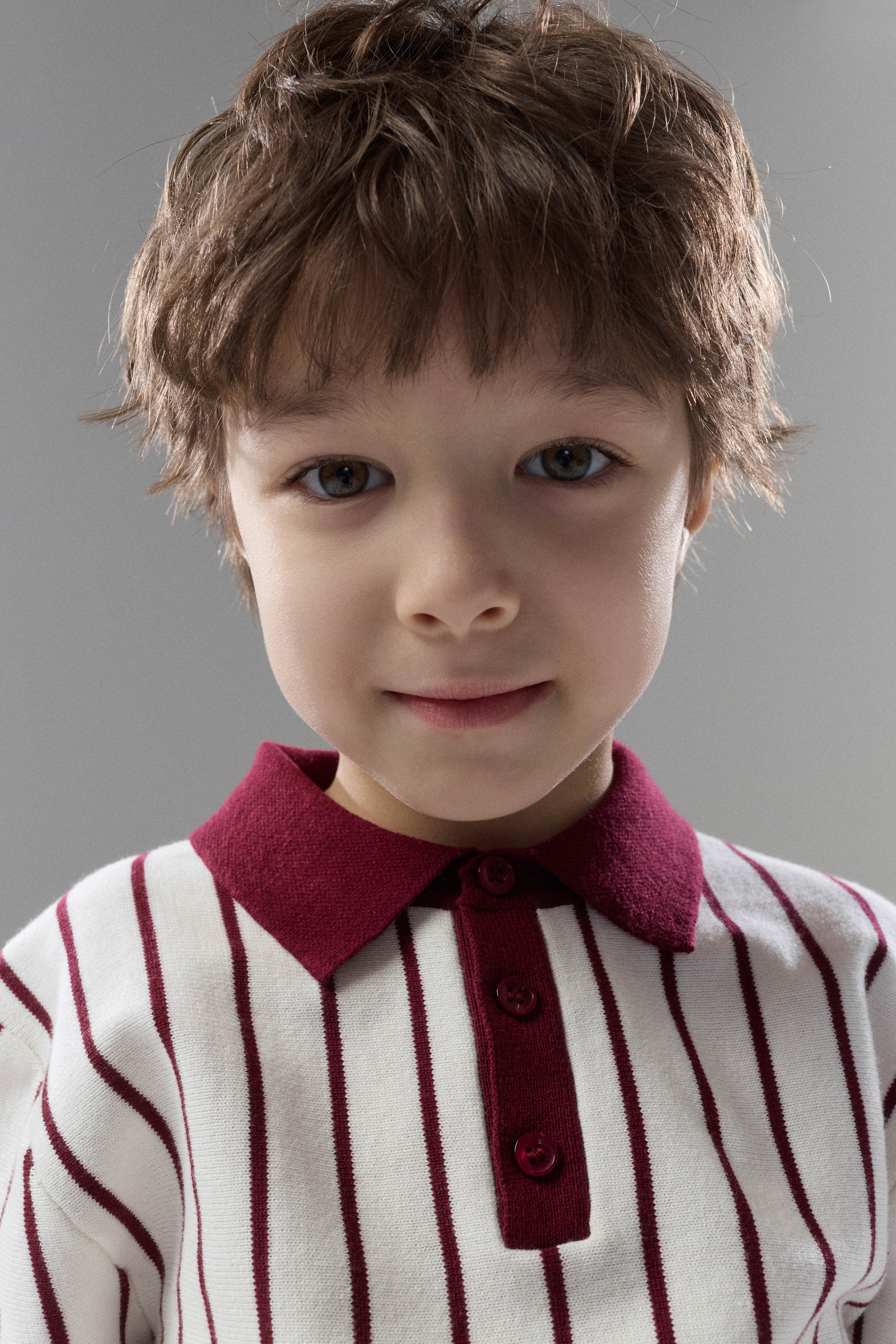 STRIPED COTTON-KNIT POLO - Image 3