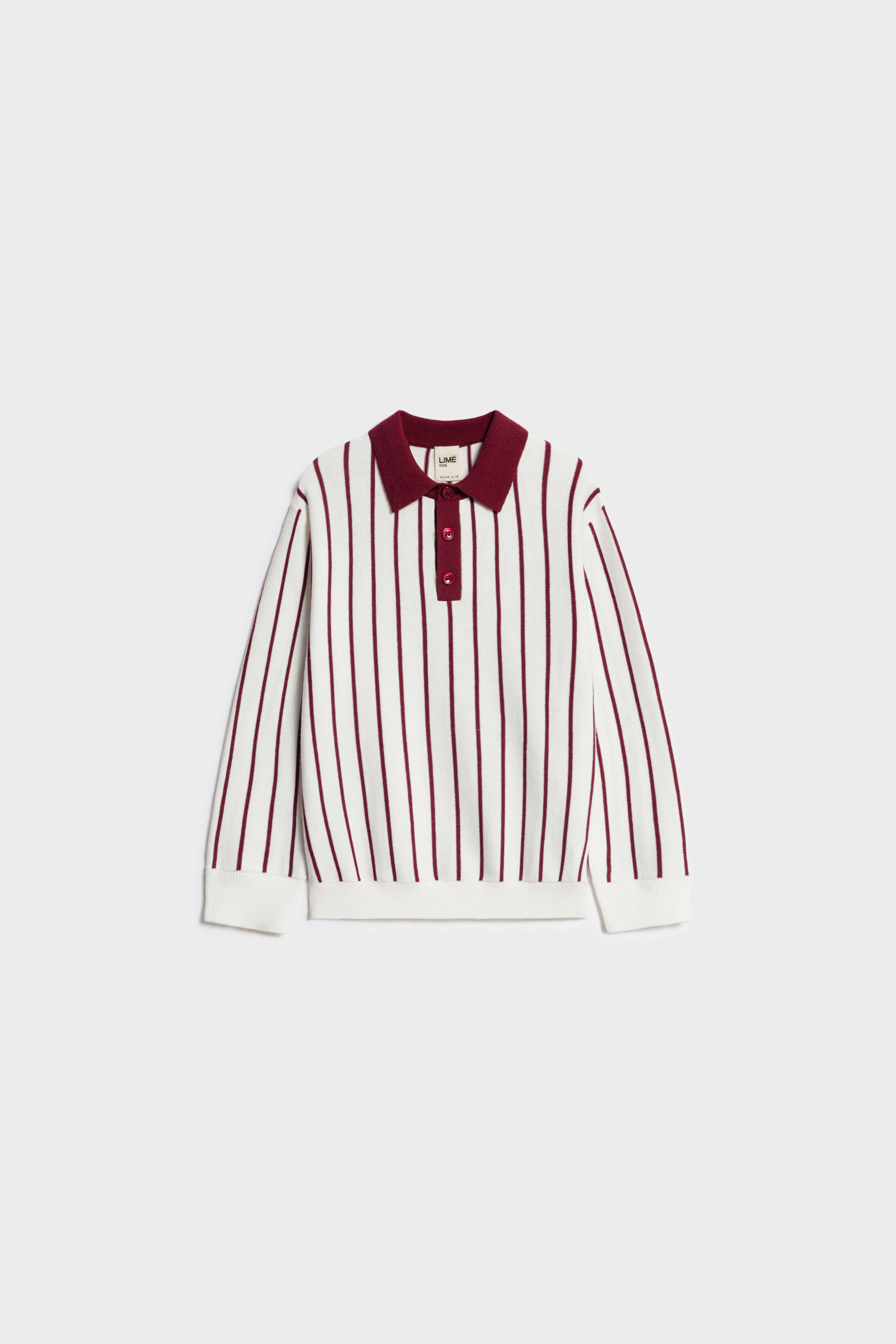 STRIPED COTTON-KNIT POLO - Image 4