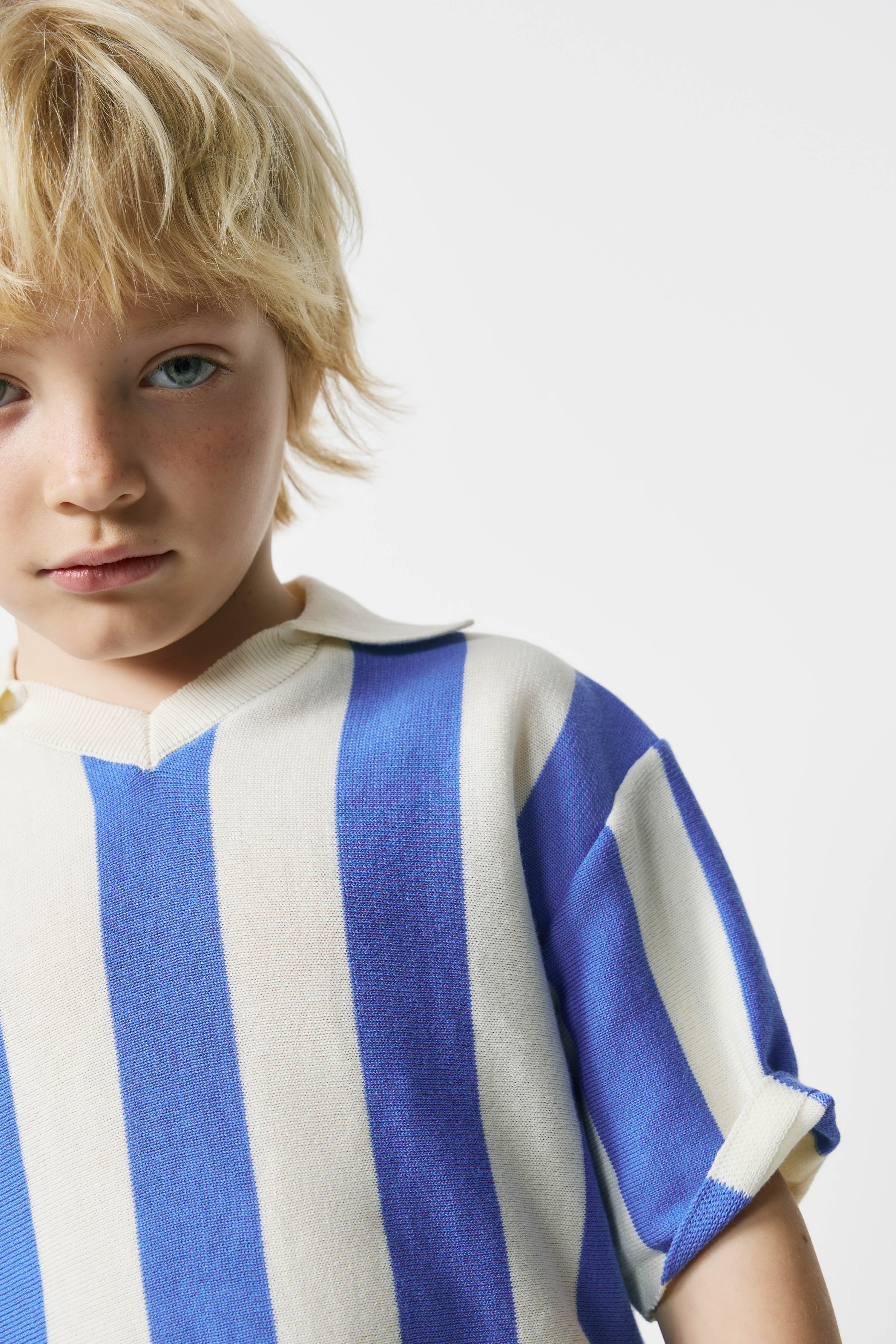 COTTON KNIT POLO JUMPER - Image 4