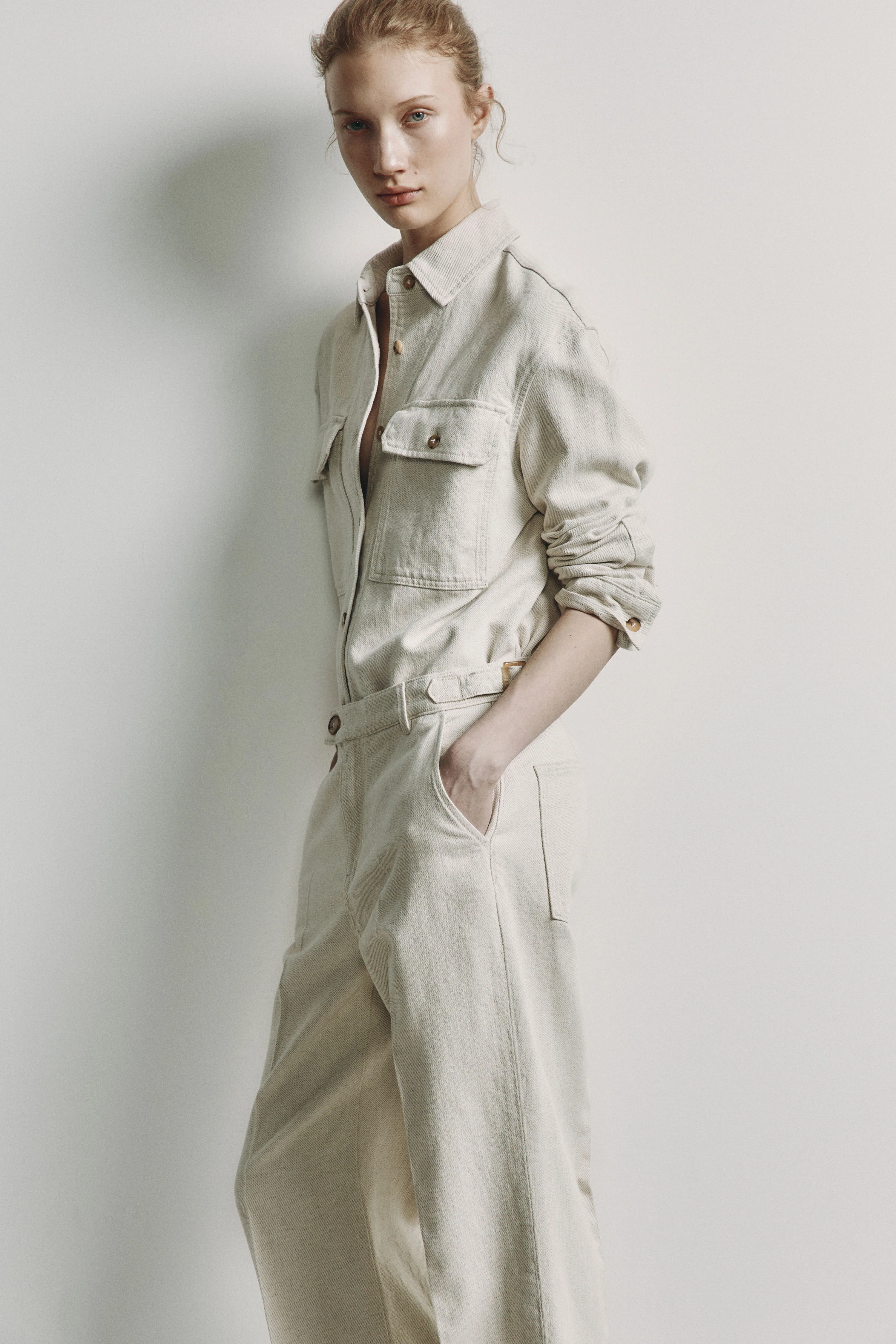 COTTON-LINEN DENIM JEANS - Image 4
