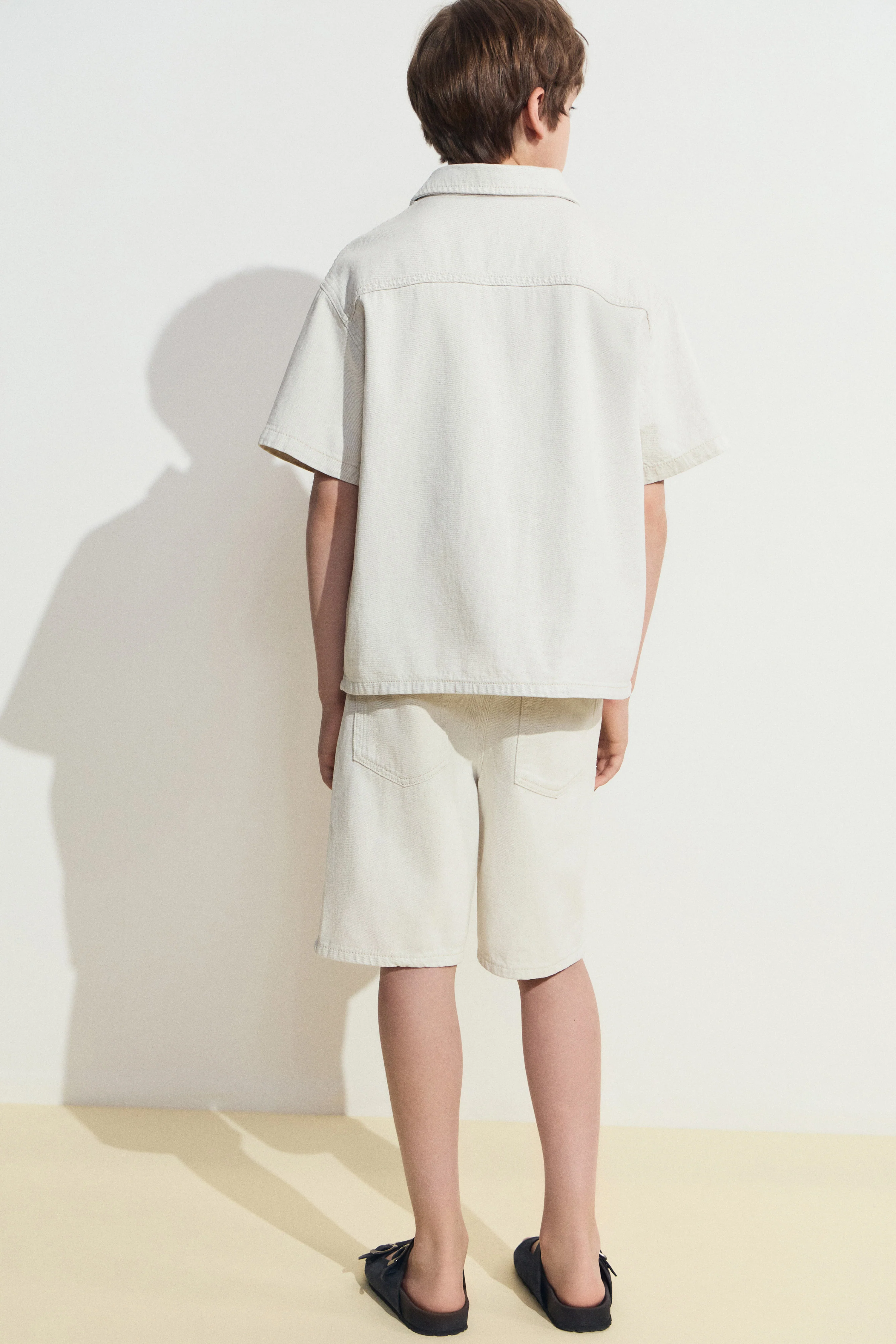 COTTON-LINEN DENIM SHIRT - Image 4