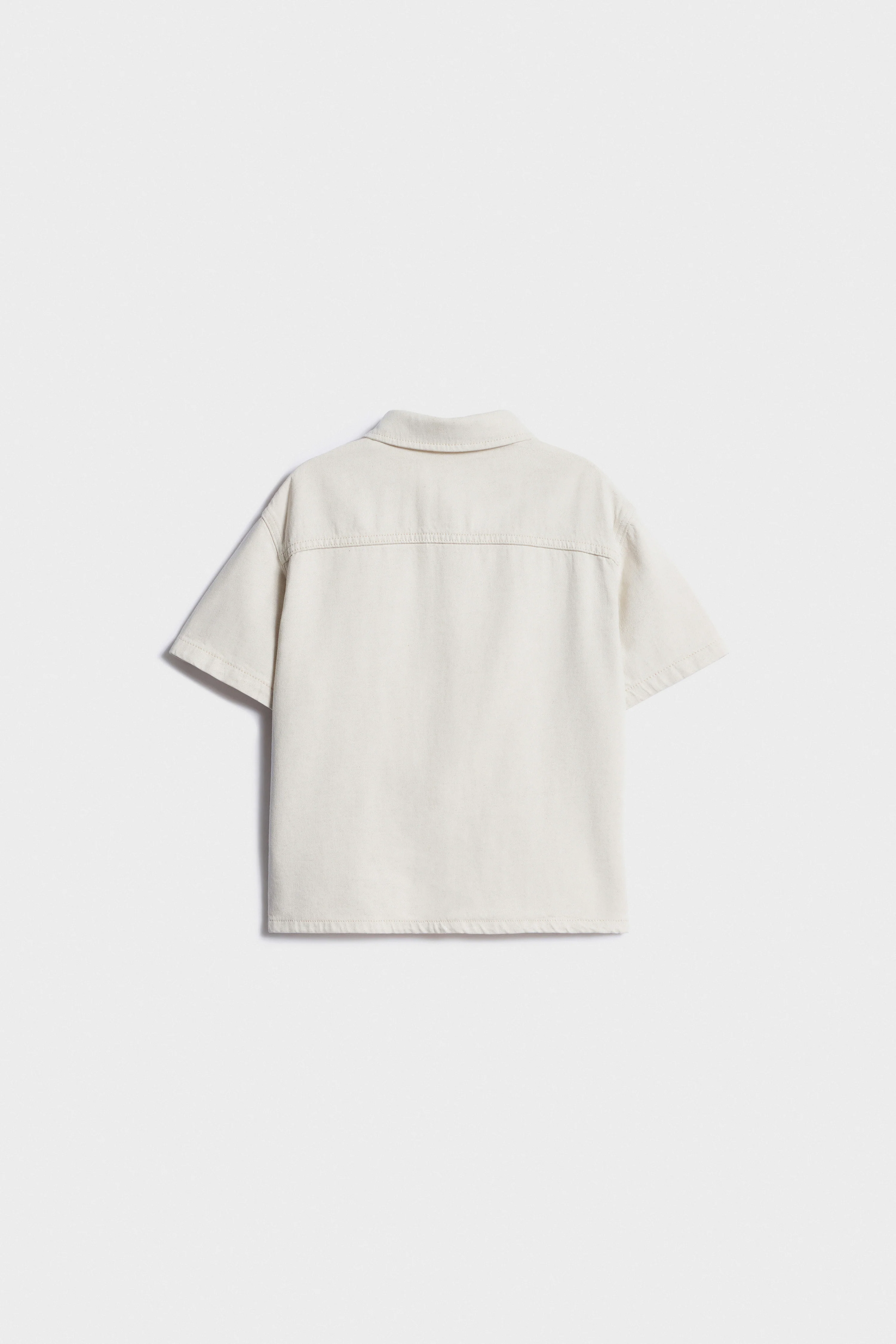 COTTON-LINEN DENIM SHIRT - Image 8