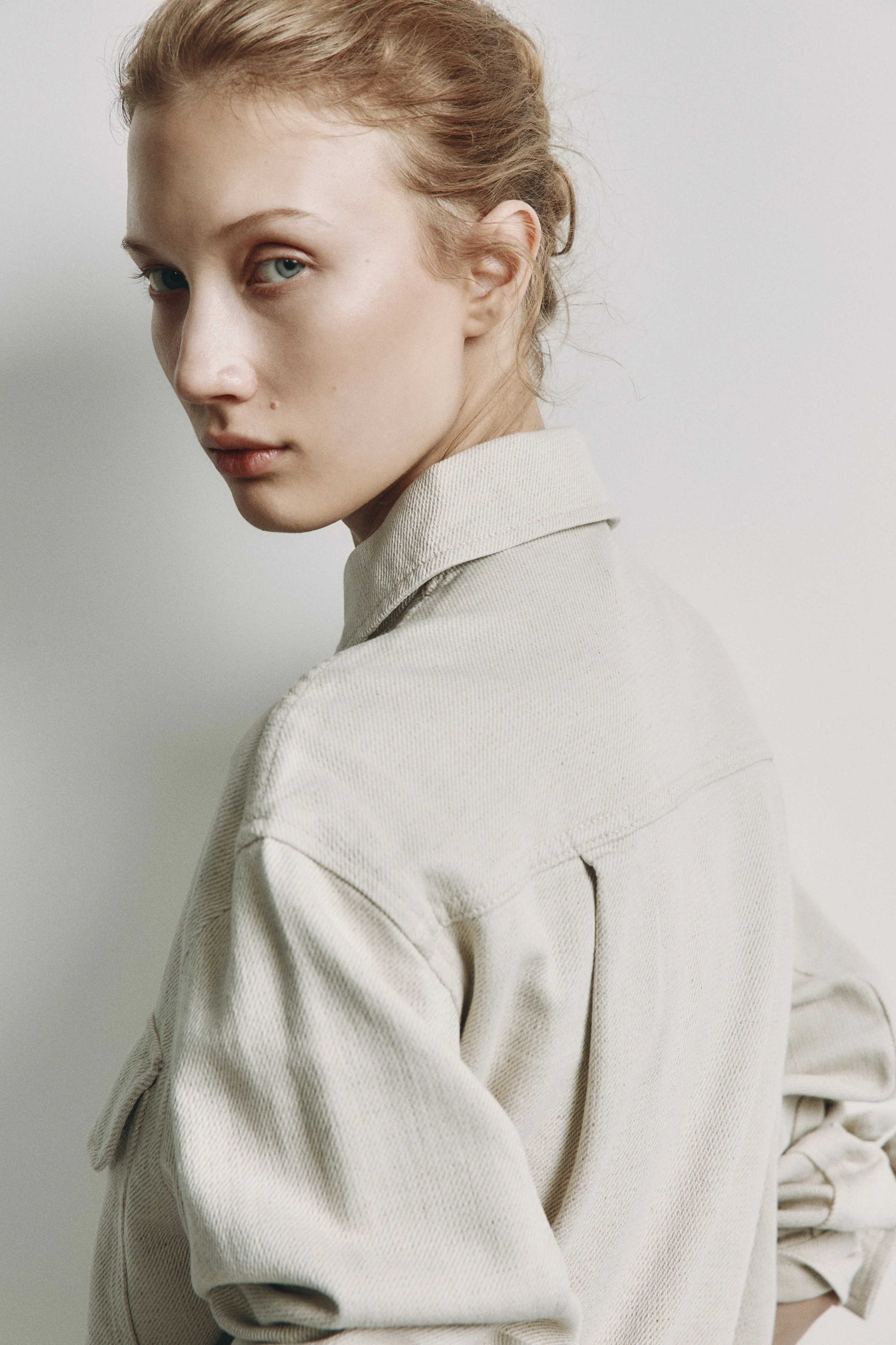 COTTON-LINEN DENIM SHIRT - Image 4