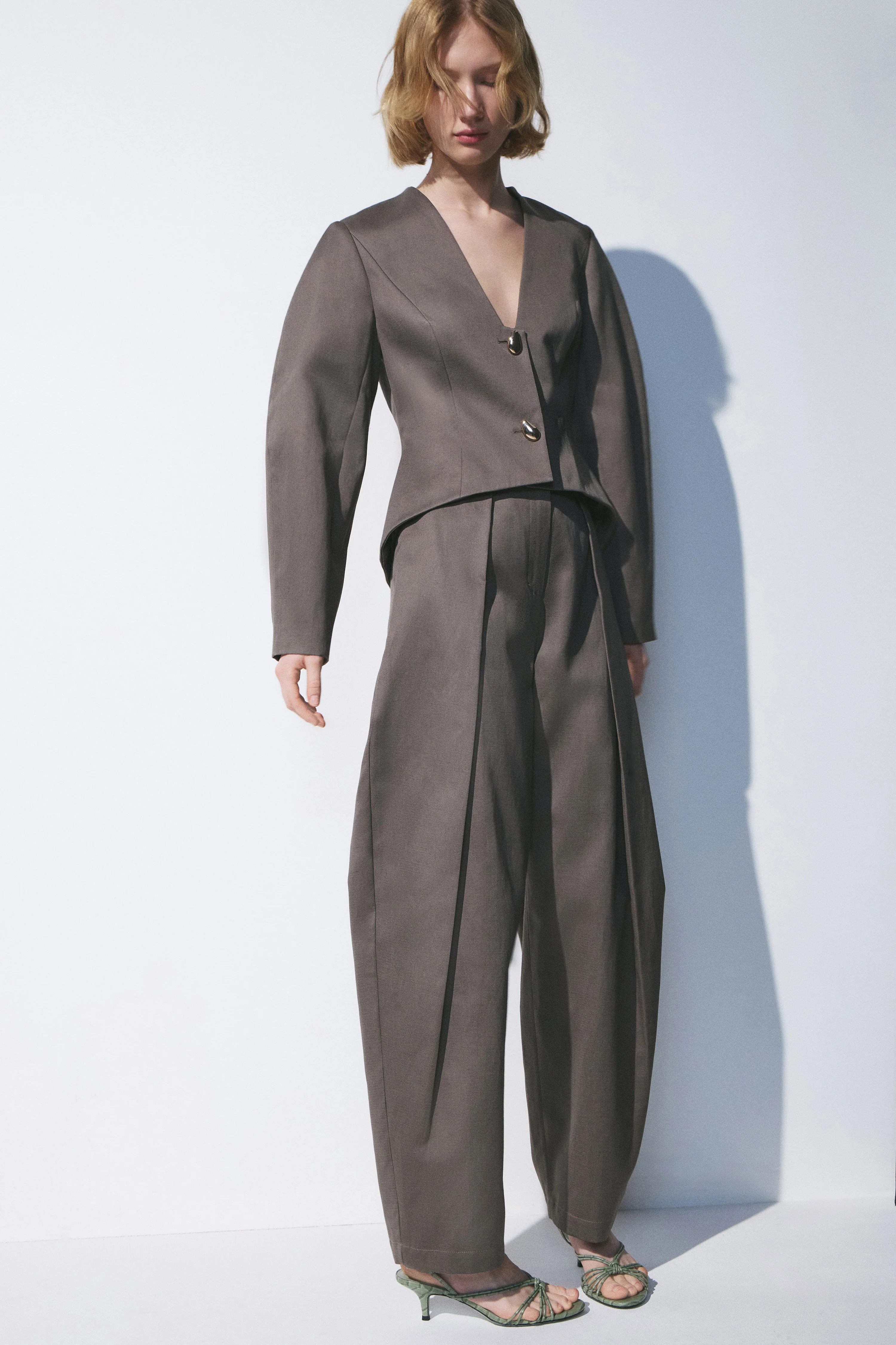 COTTON-LINEN TROUSERS - Image 2