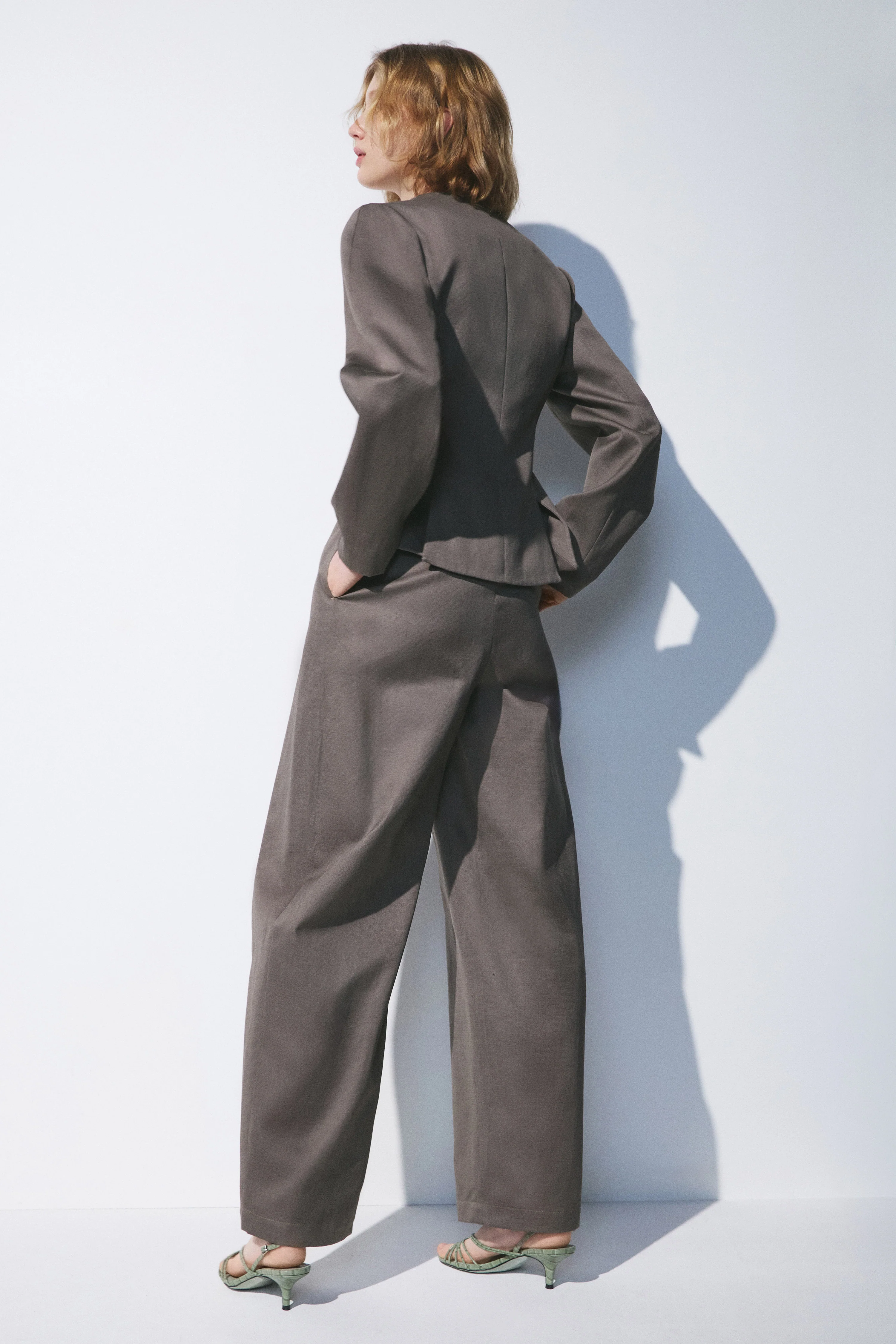 COTTON-LINEN TROUSERS - Image 4