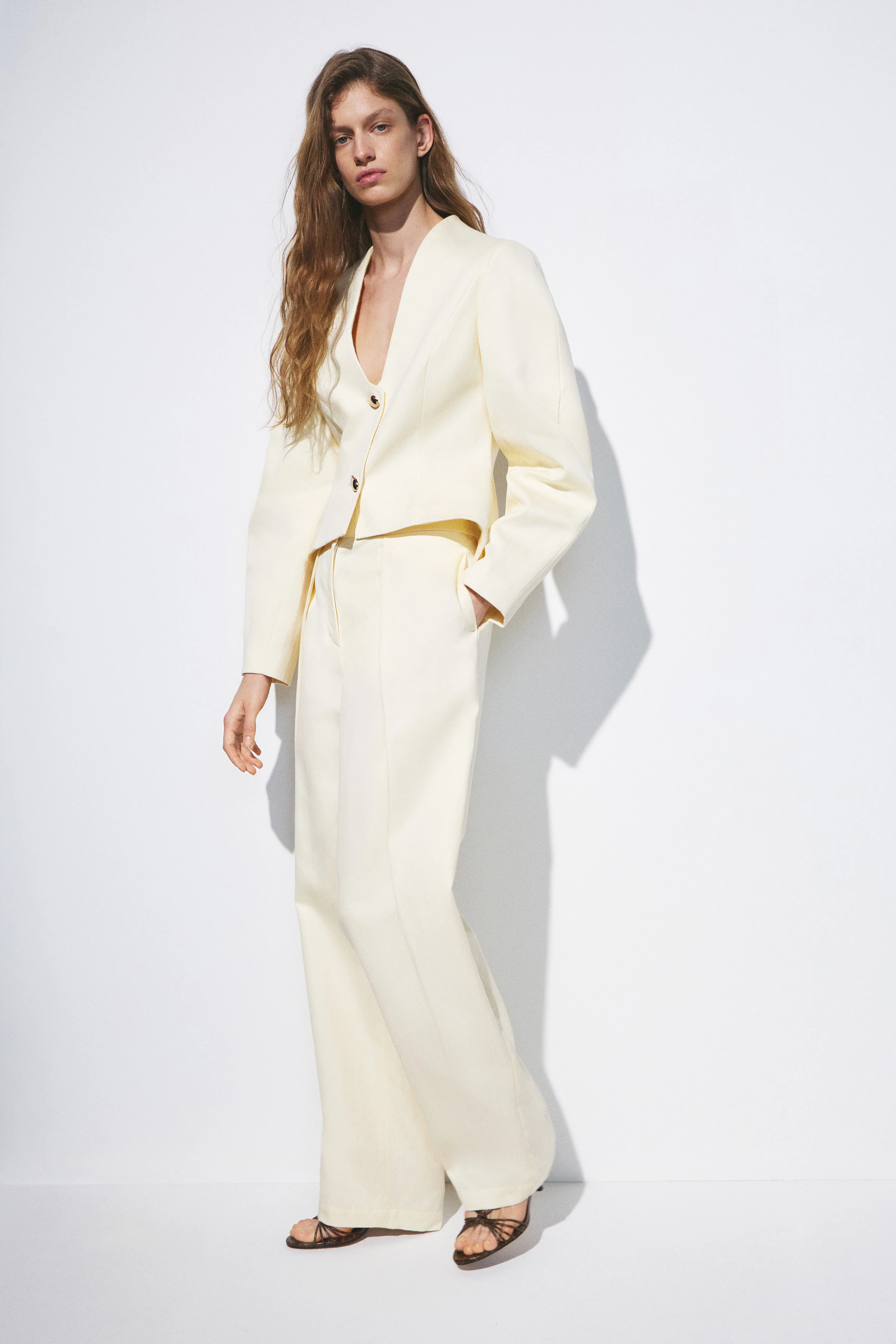 COTTON-LINEN TROUSERS