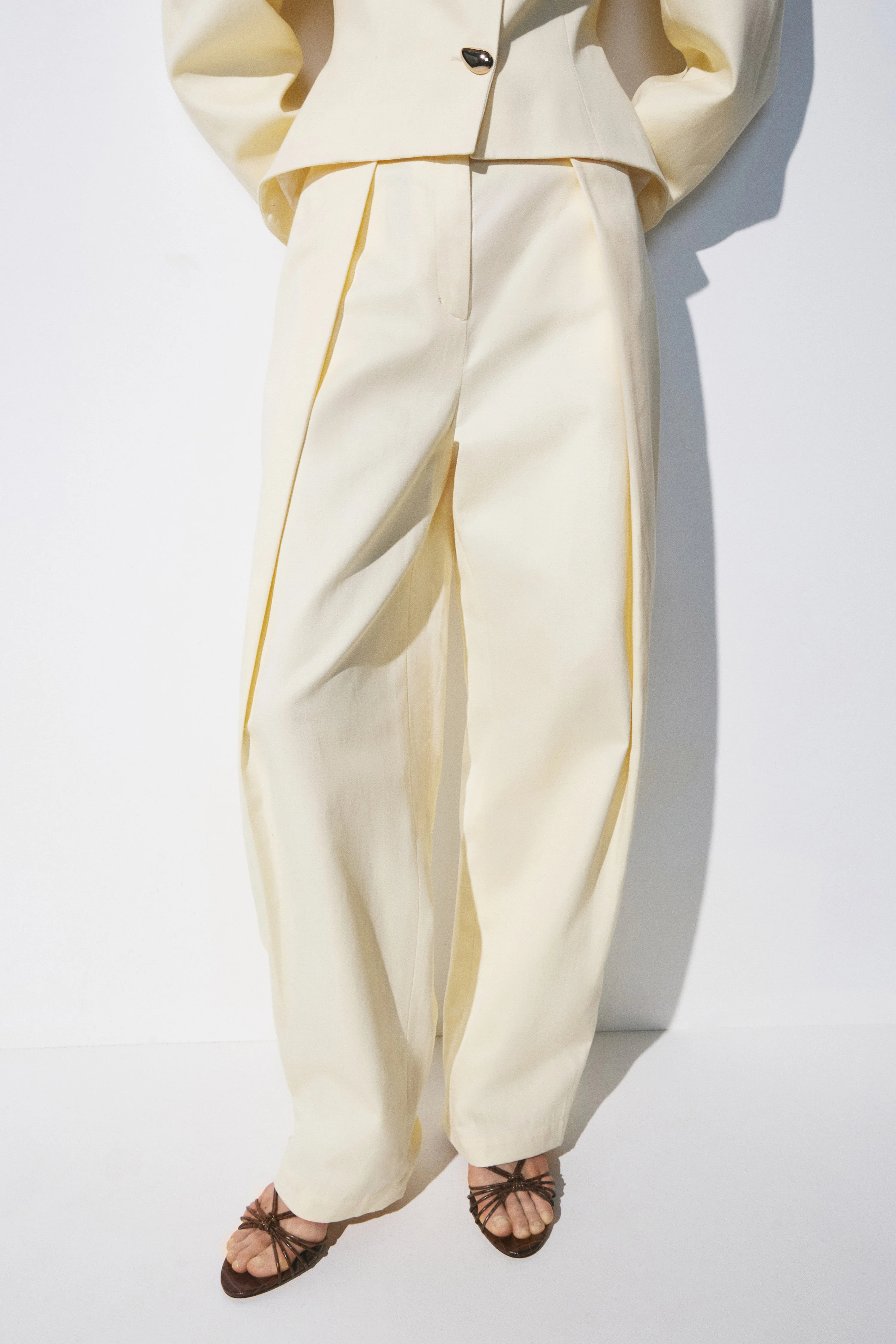 COTTON-LINEN TROUSERS - Image 2
