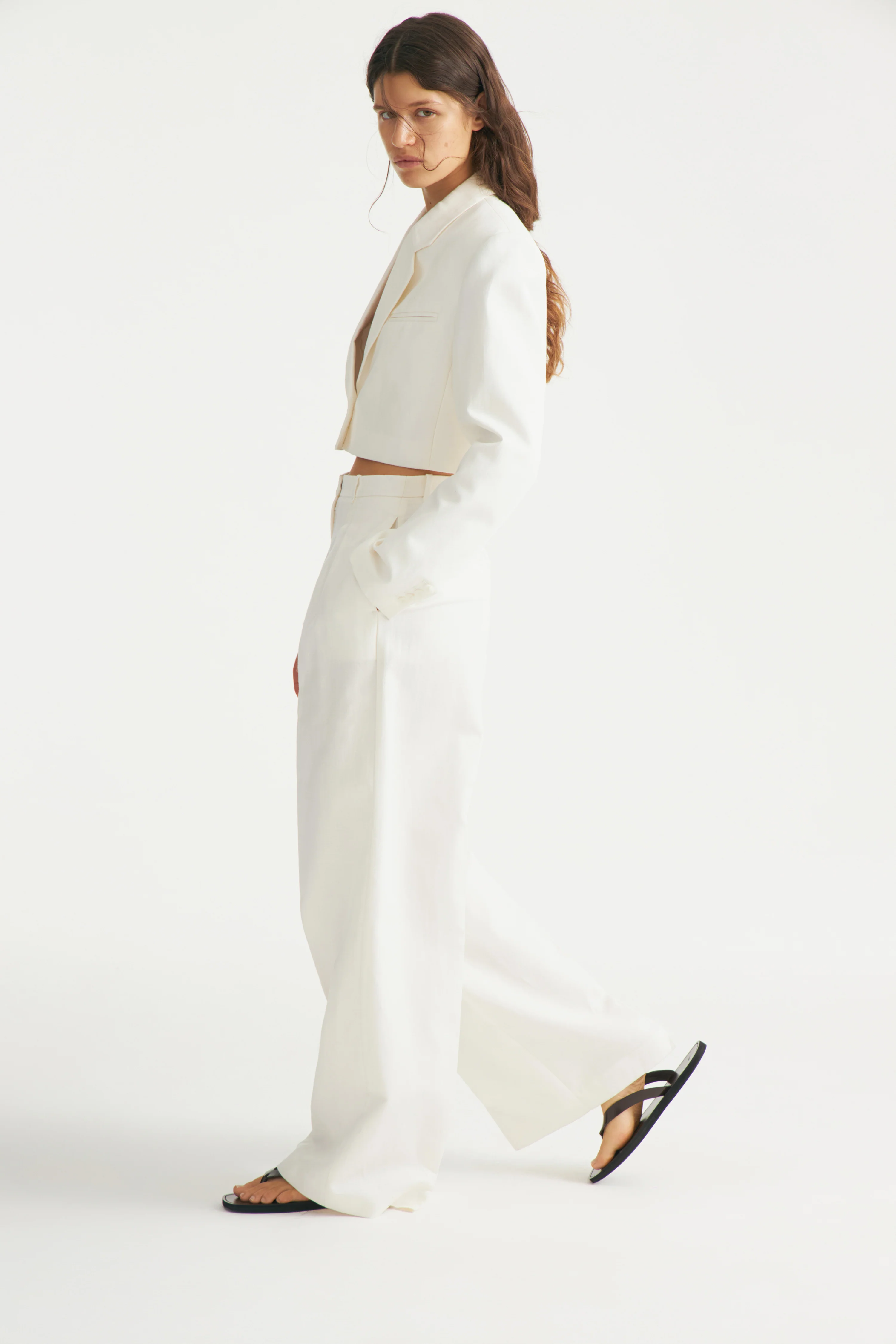 COTTON-LINEN TROUSERS - Image 4