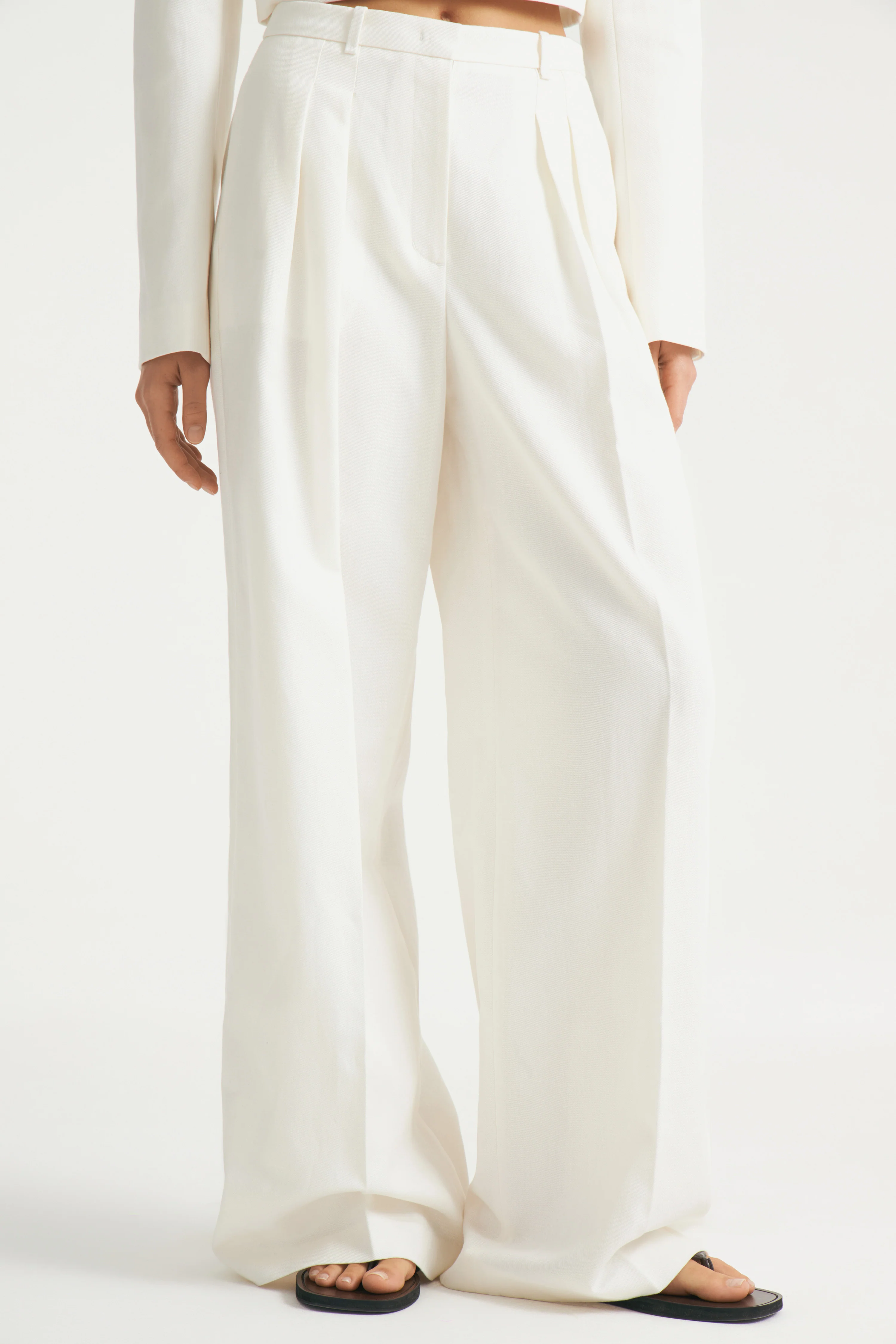 COTTON-LINEN TROUSERS - Image 5