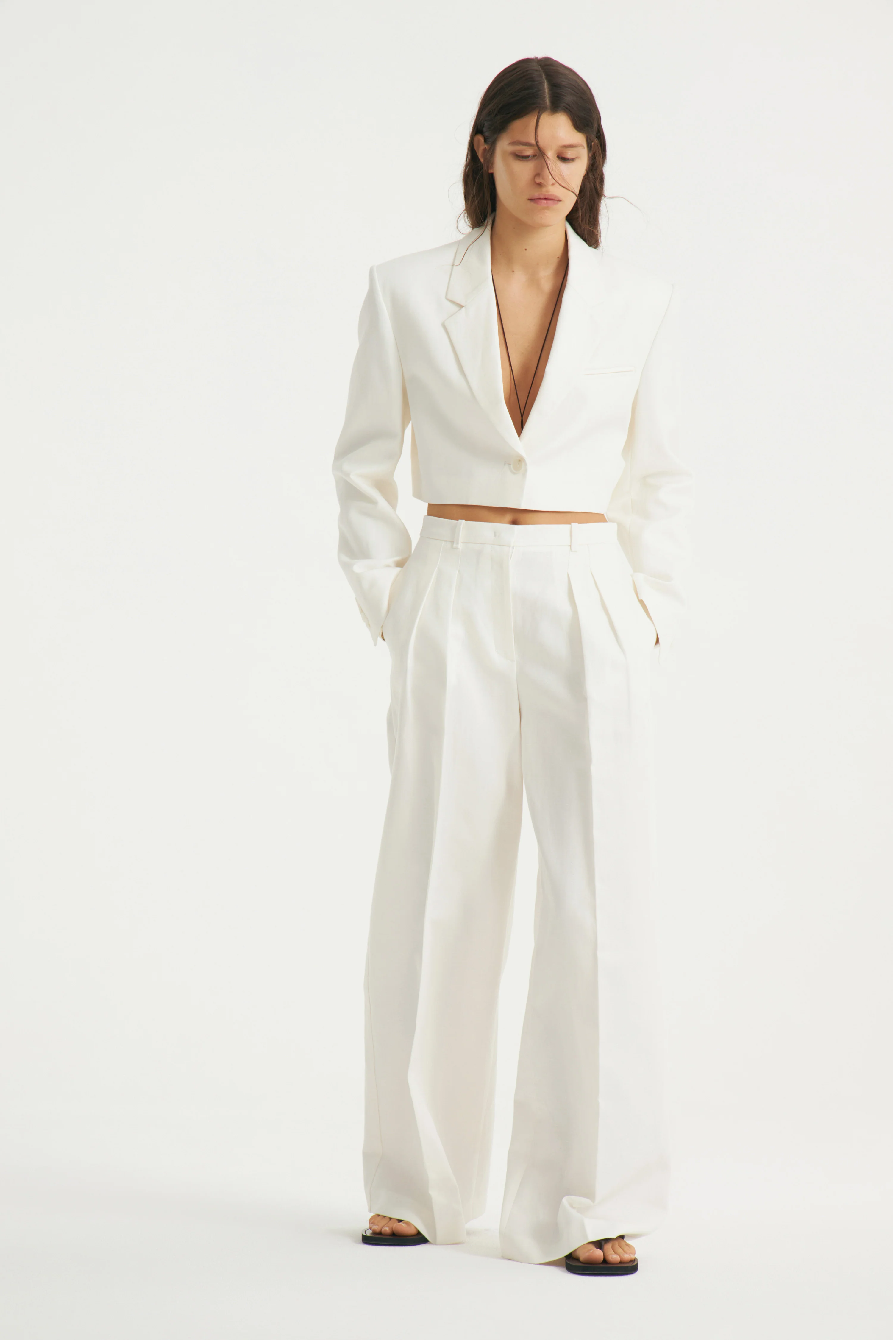 COTTON-LINEN TROUSERS - Image 6