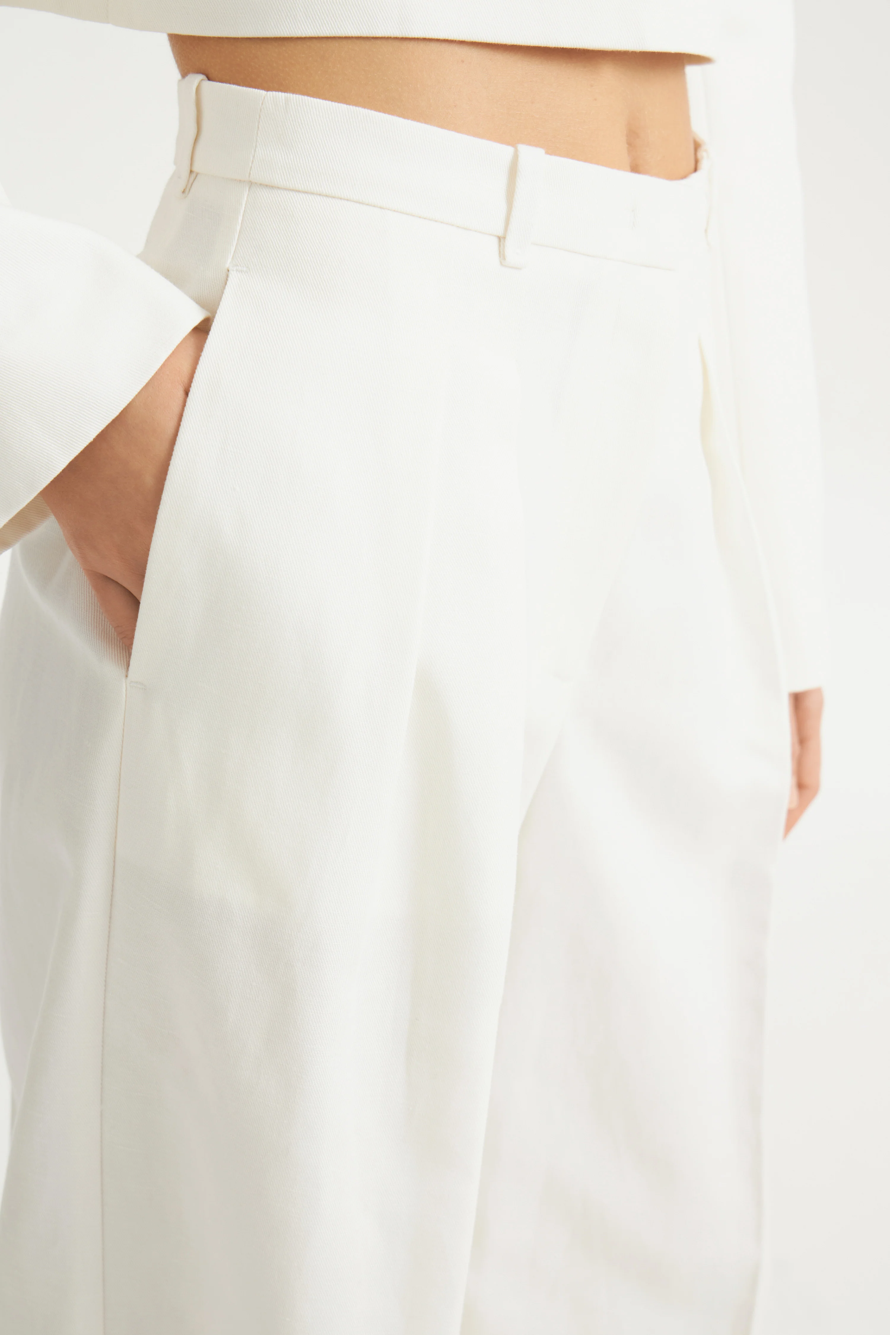 COTTON-LINEN TROUSERS - Image 7