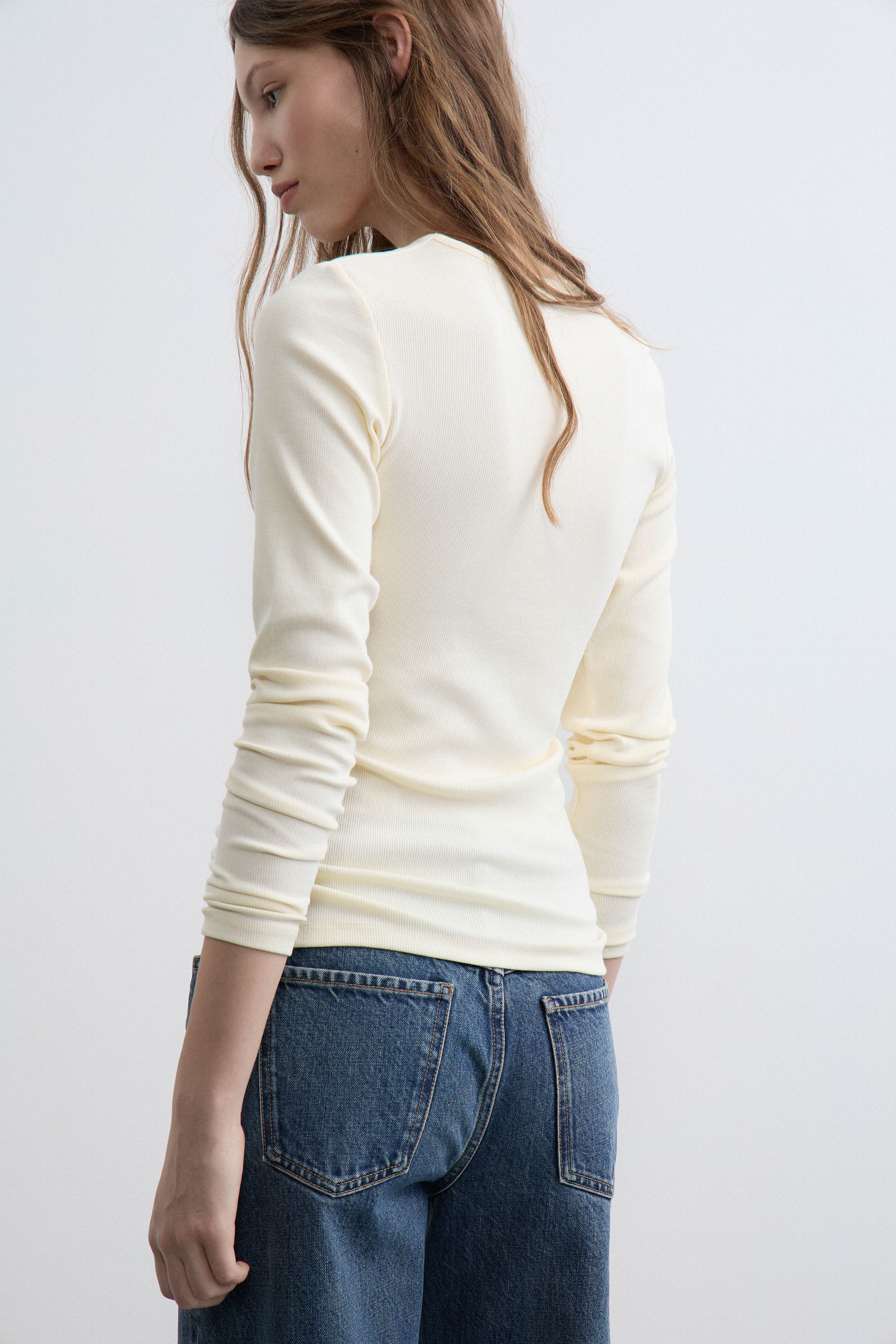 COTTON LONG-SLEEVED T-SHIRT - Image 5
