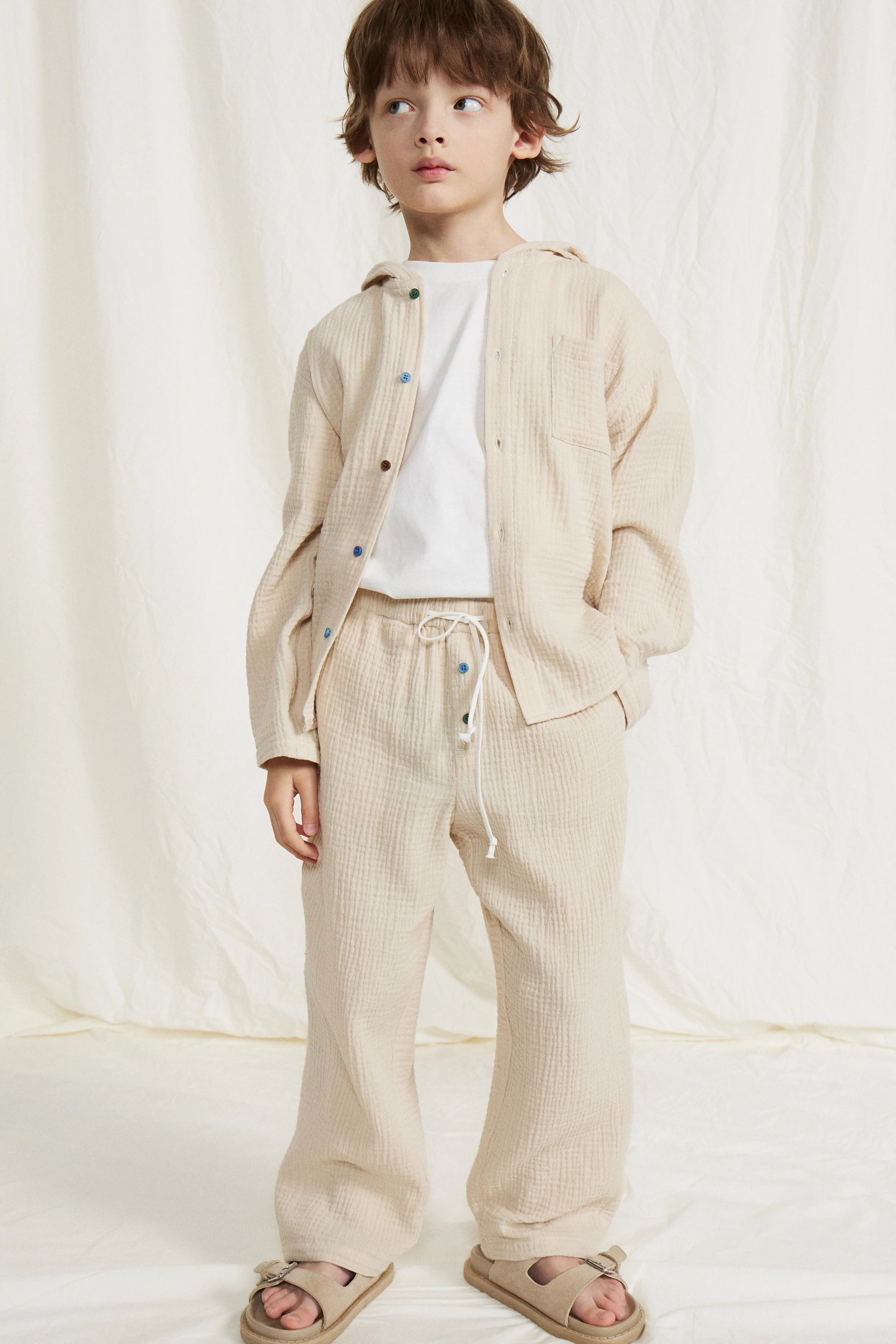 COTTON MUSLIN JOGGERS