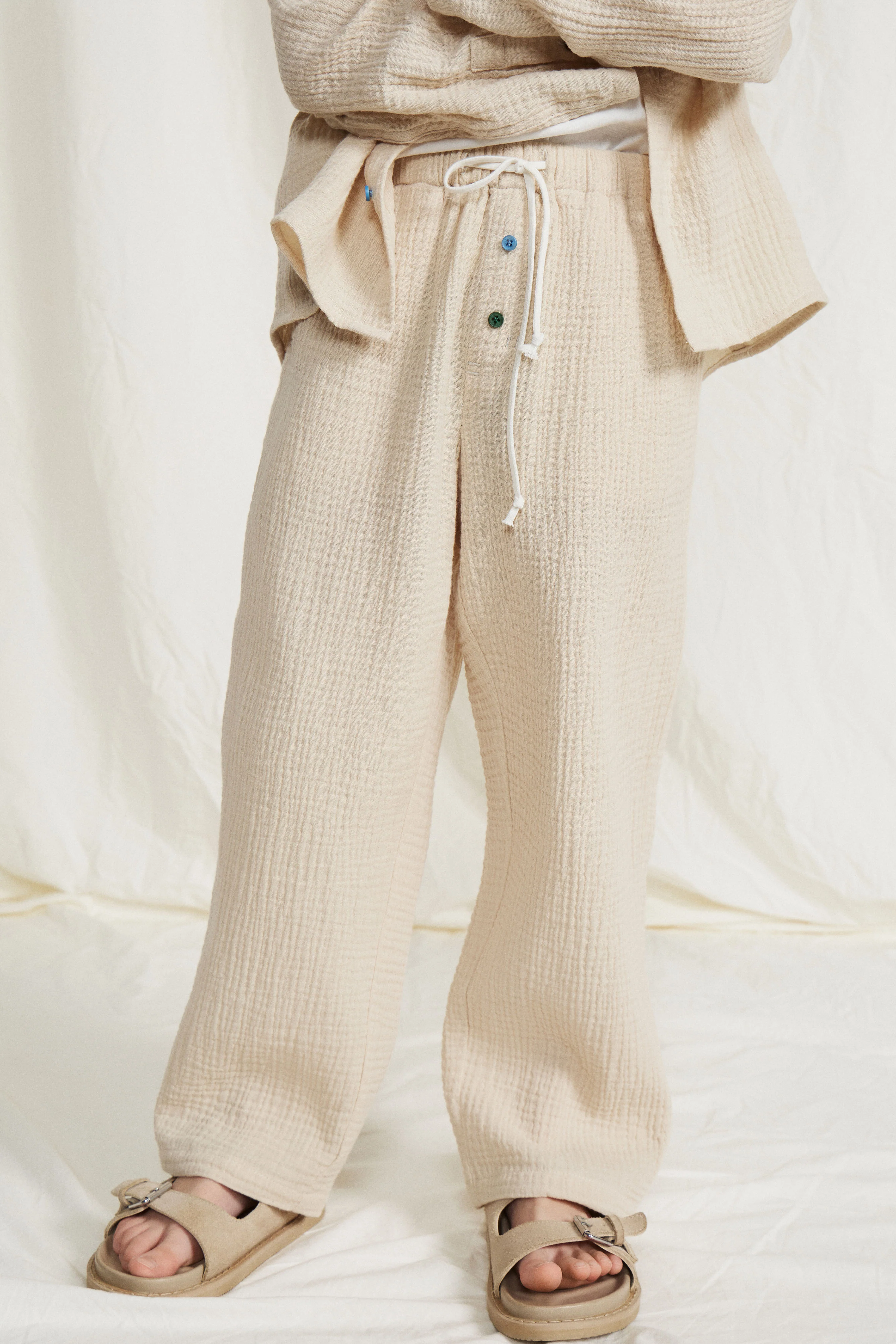 COTTON MUSLIN JOGGERS - Image 2