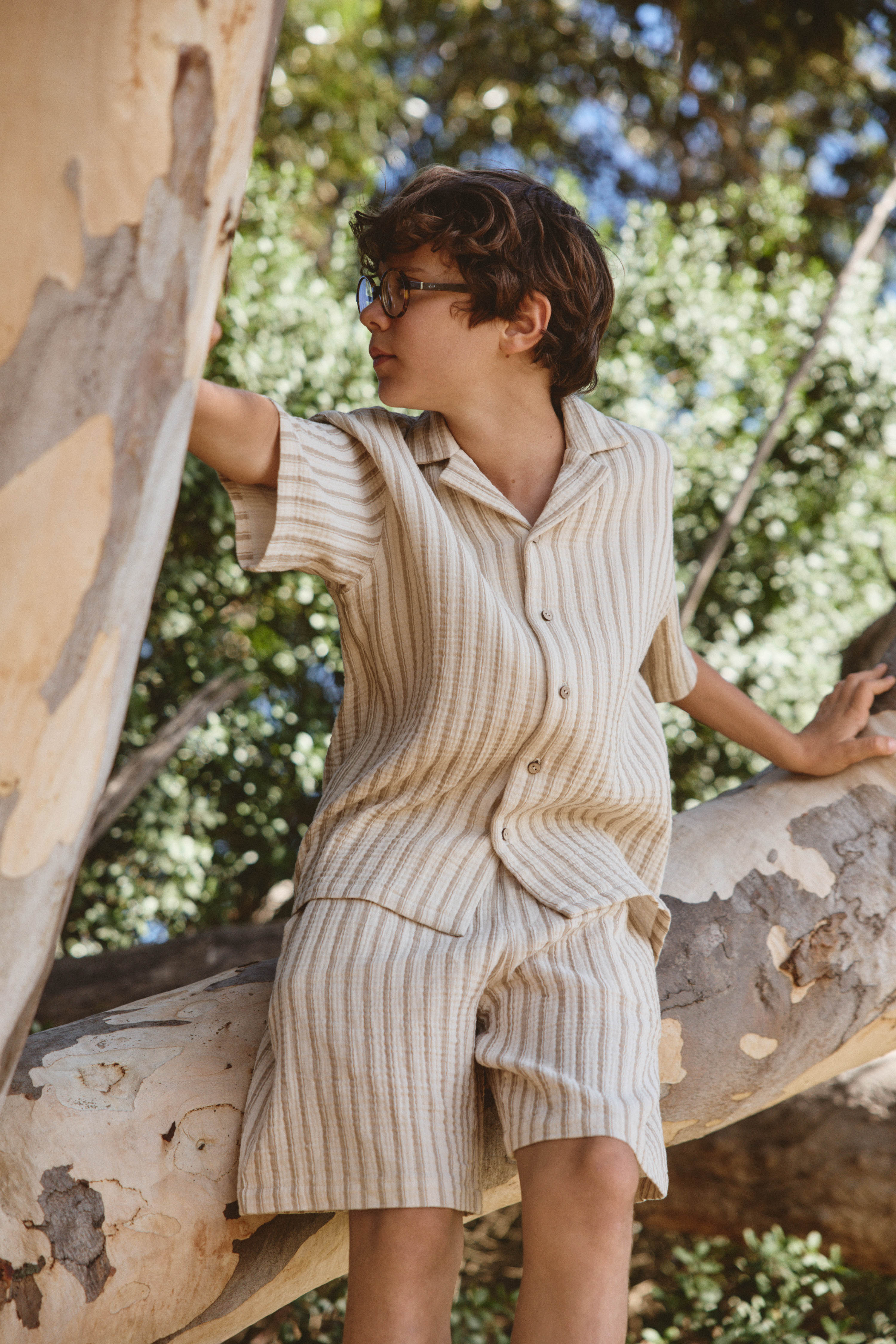 COTTON MUSLIN SHORTS