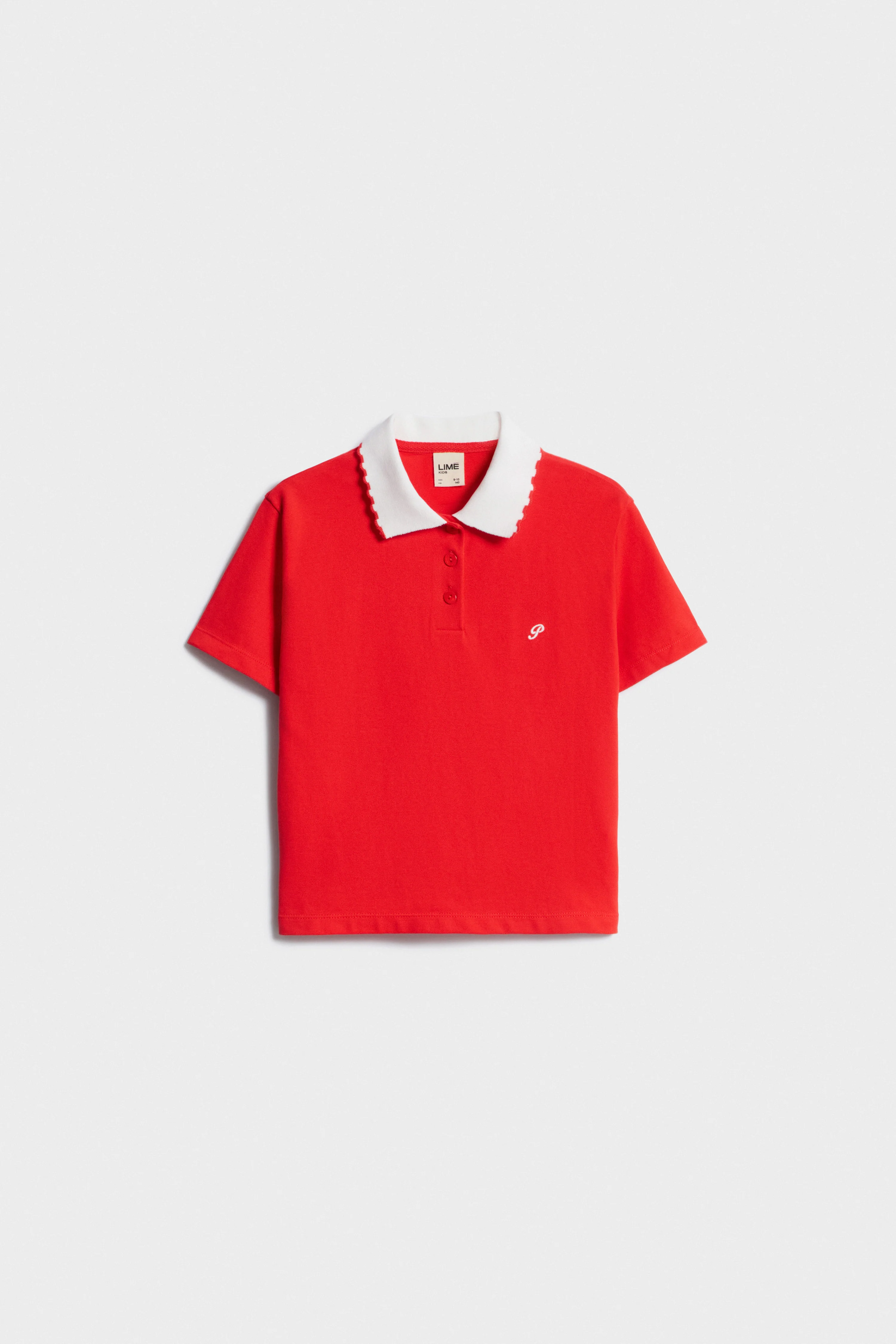 COTTON PIQUÉ POLO T-SHIRT - Image 4