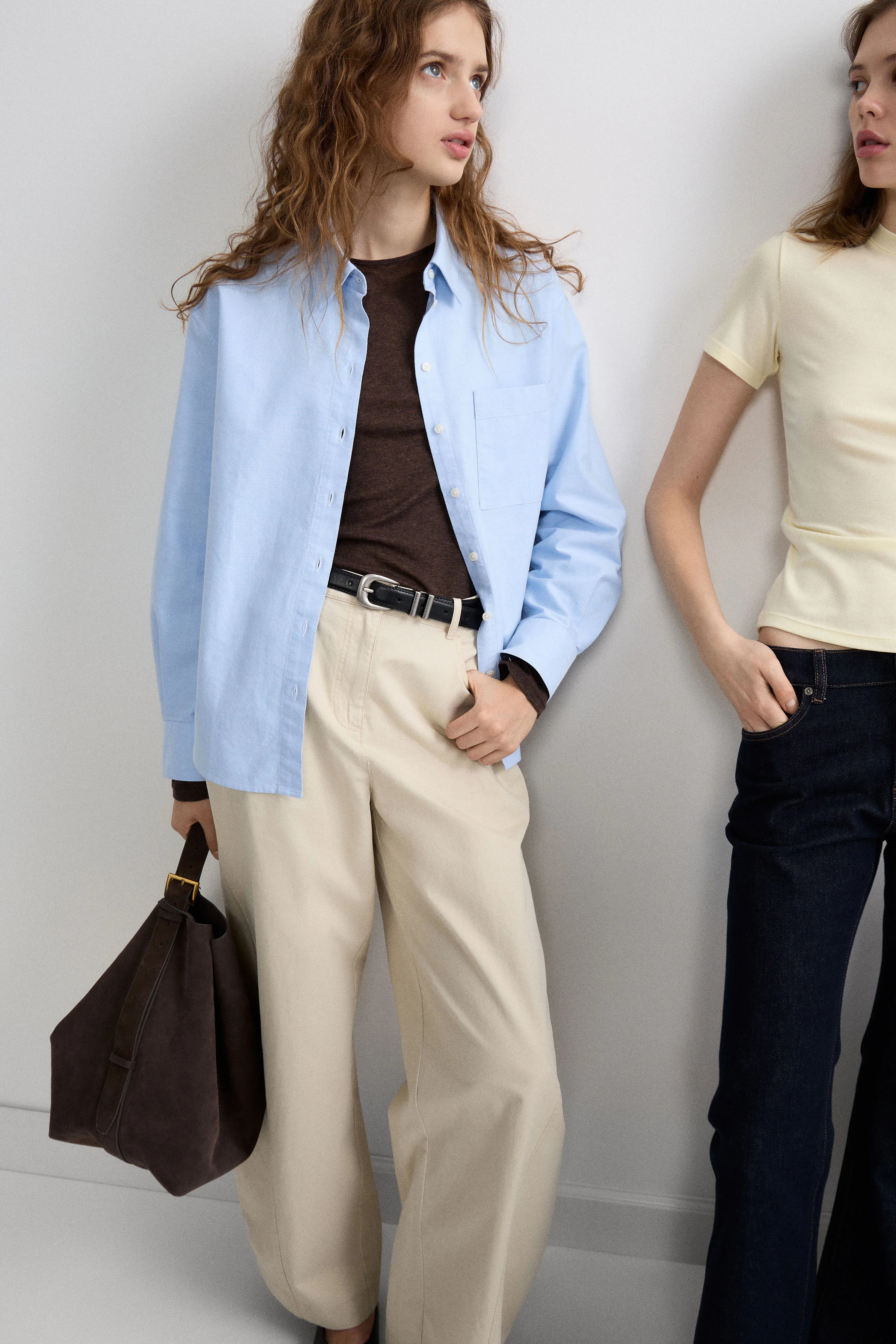COTTON POCKET-DETAIL SHIRT - Image 3