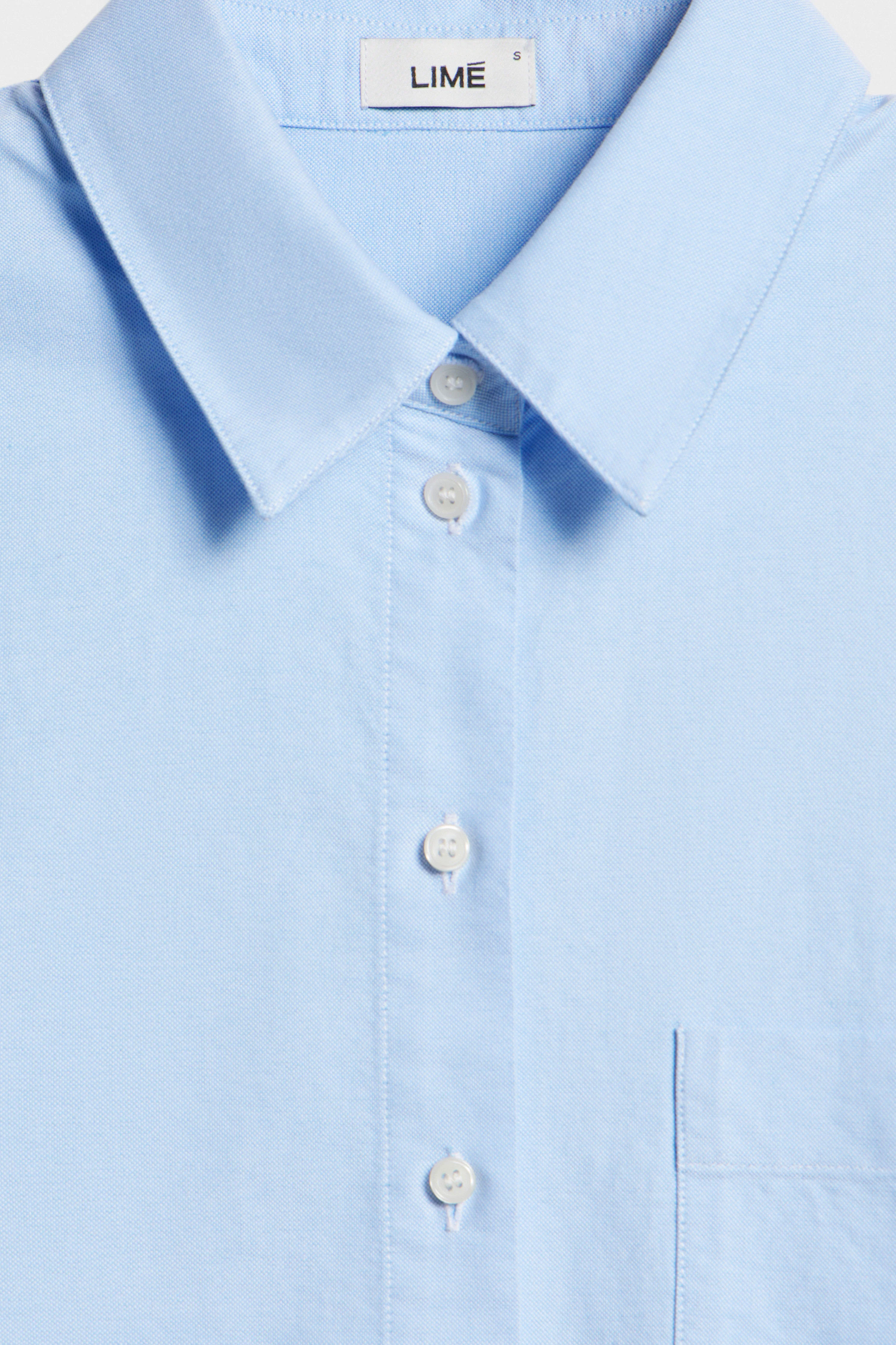 COTTON POCKET-DETAIL SHIRT - Image 7